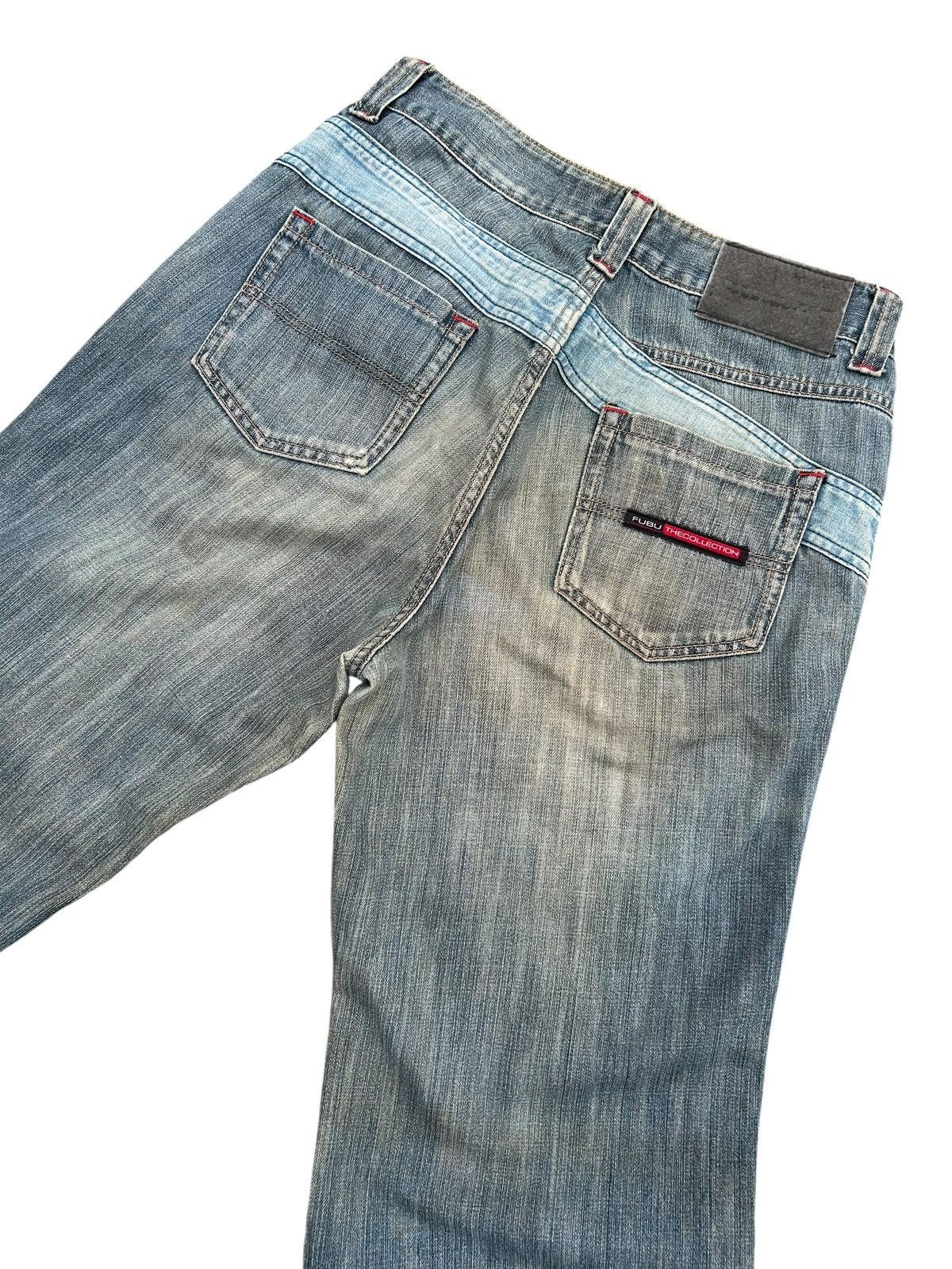 Kapital VINTAGE FUBU JEANS STREETWEAR DIRTY DENIM JEANS Size US 30 / EU 46 - 15 Thumbnail