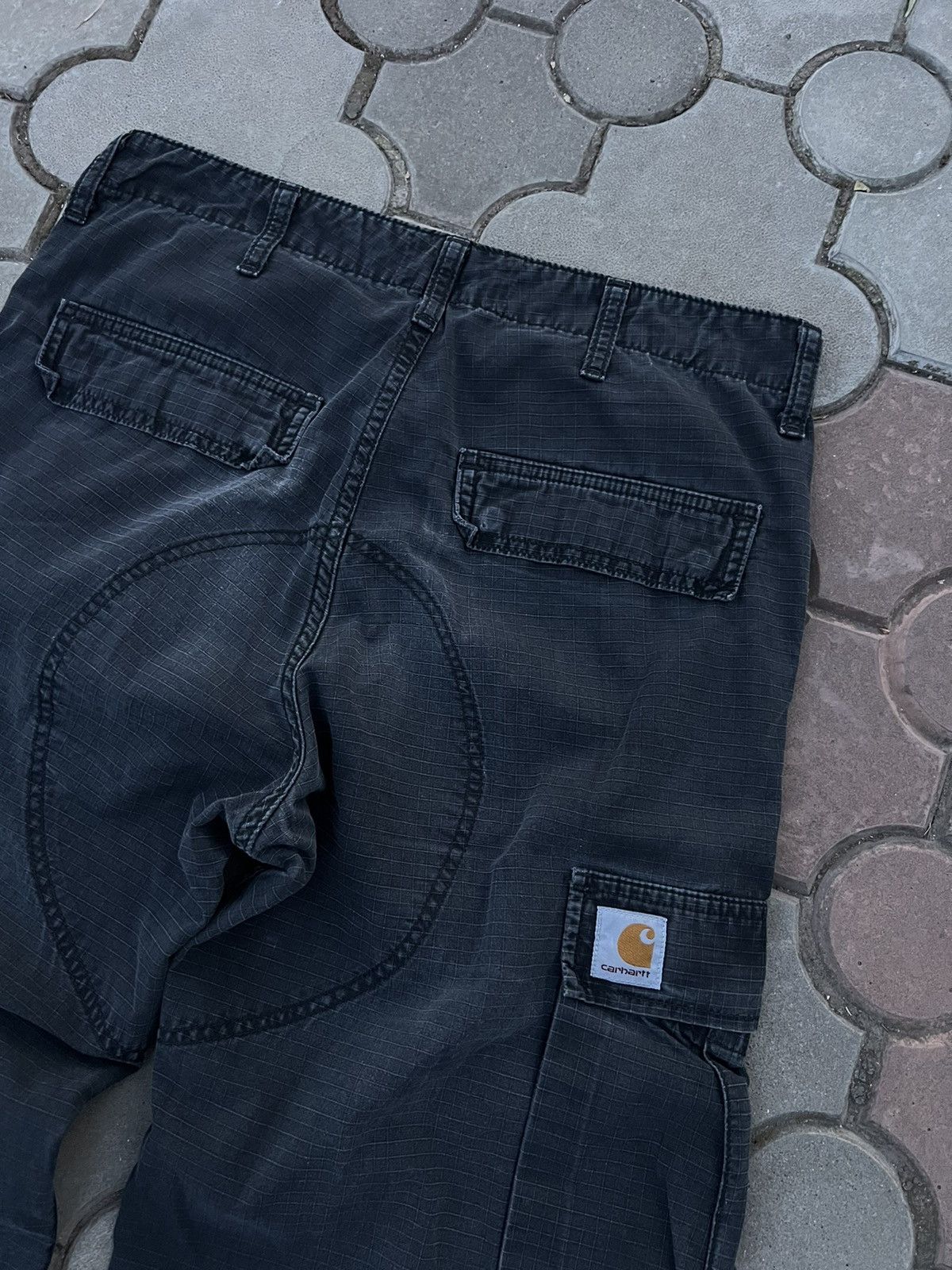 Carhartt × Carhartt Wip × Vintage Vintage Carhartt Wip Faded Regular Cargo Pant Y2K Size US 32 / EU 48 - 5 Thumbnail