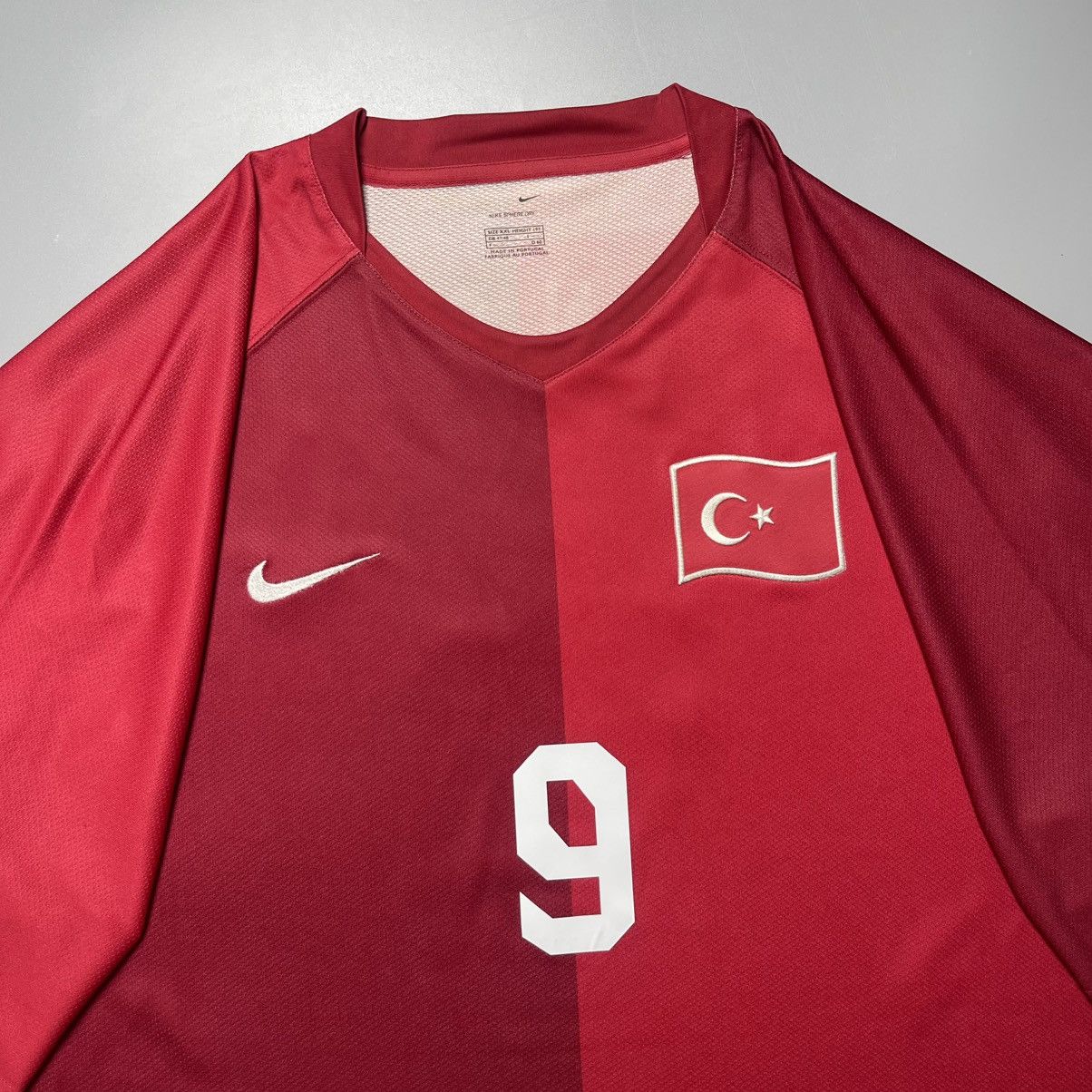 Vintage TURKEY NIKE 2006/2007 FOOTBALL HOME JERSEY #9 HAKAN SUKUR Size US XXL / EU 58 / 5 - 4 Thumbnail