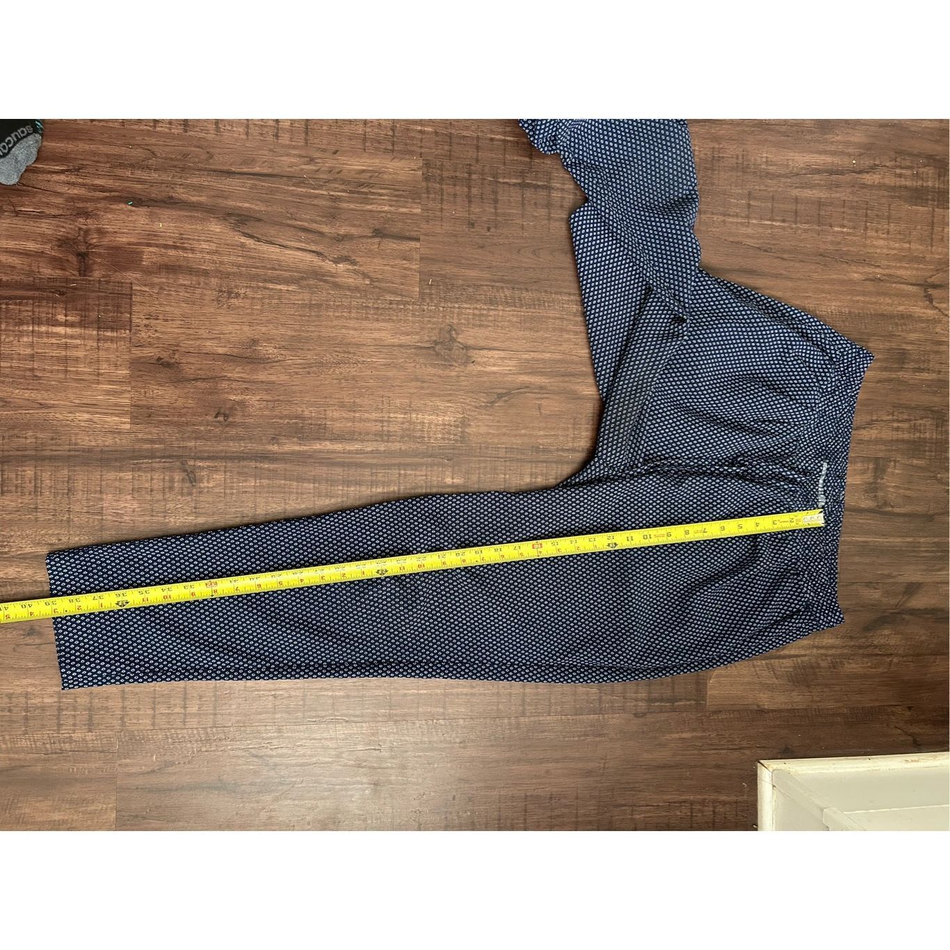 H&M H&M Blue Elastic Drawstring Waist Harem Pants with Pockets, Size 34" / US 12 / IT 48 - 3 Thumbnail