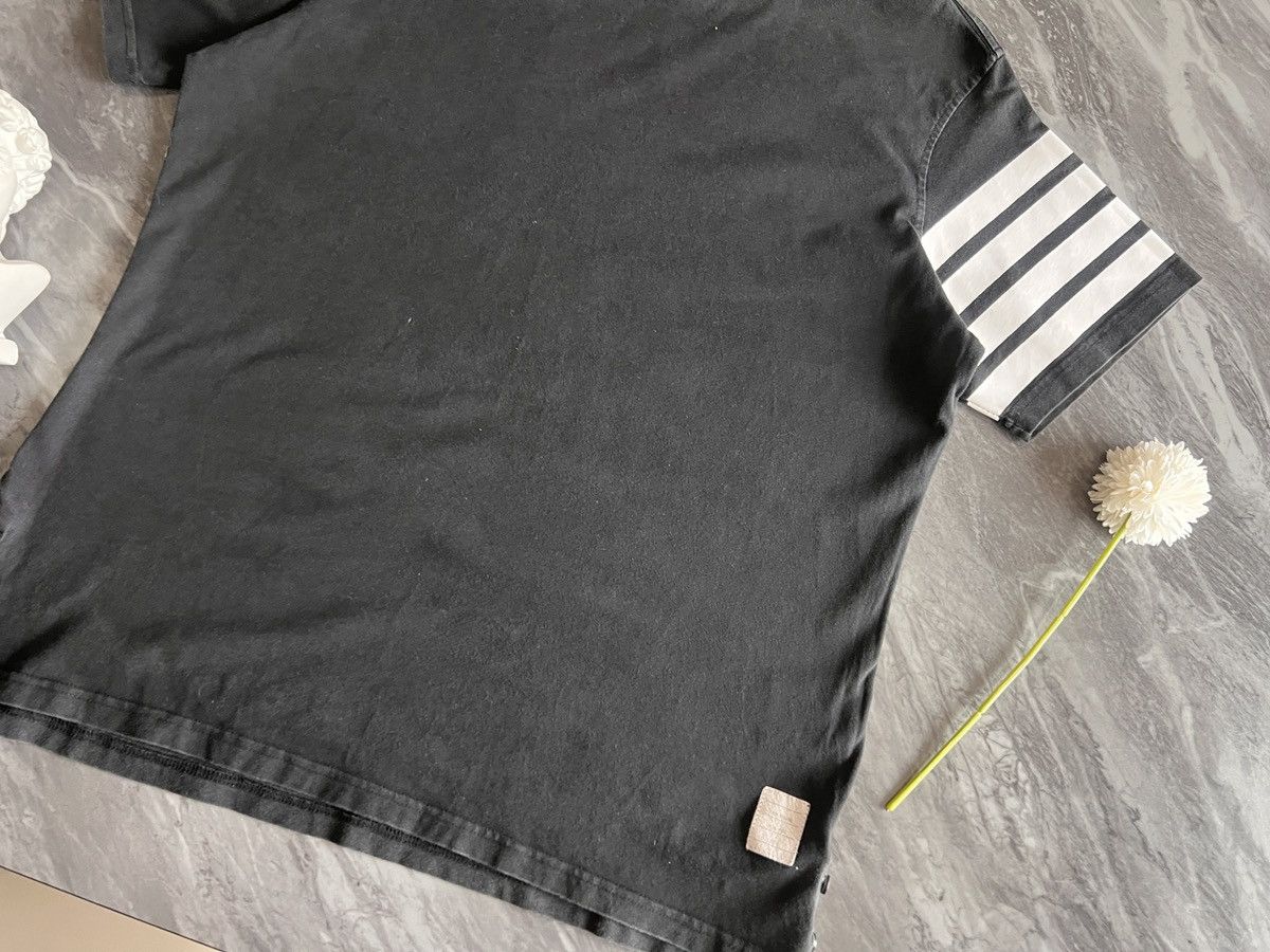 Thom Browne Thom Browne : Short Sleeve Side Strip Button Ups Size US L / EU 52-54 / 3 - 6 Thumbnail
