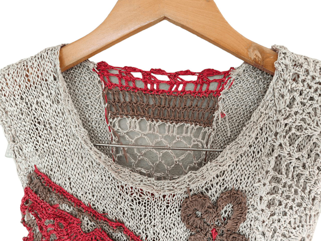 Japanese Brand Japanese BRand Mesh Knitted Top Size S / US 4 / IT 40 - 4 Thumbnail