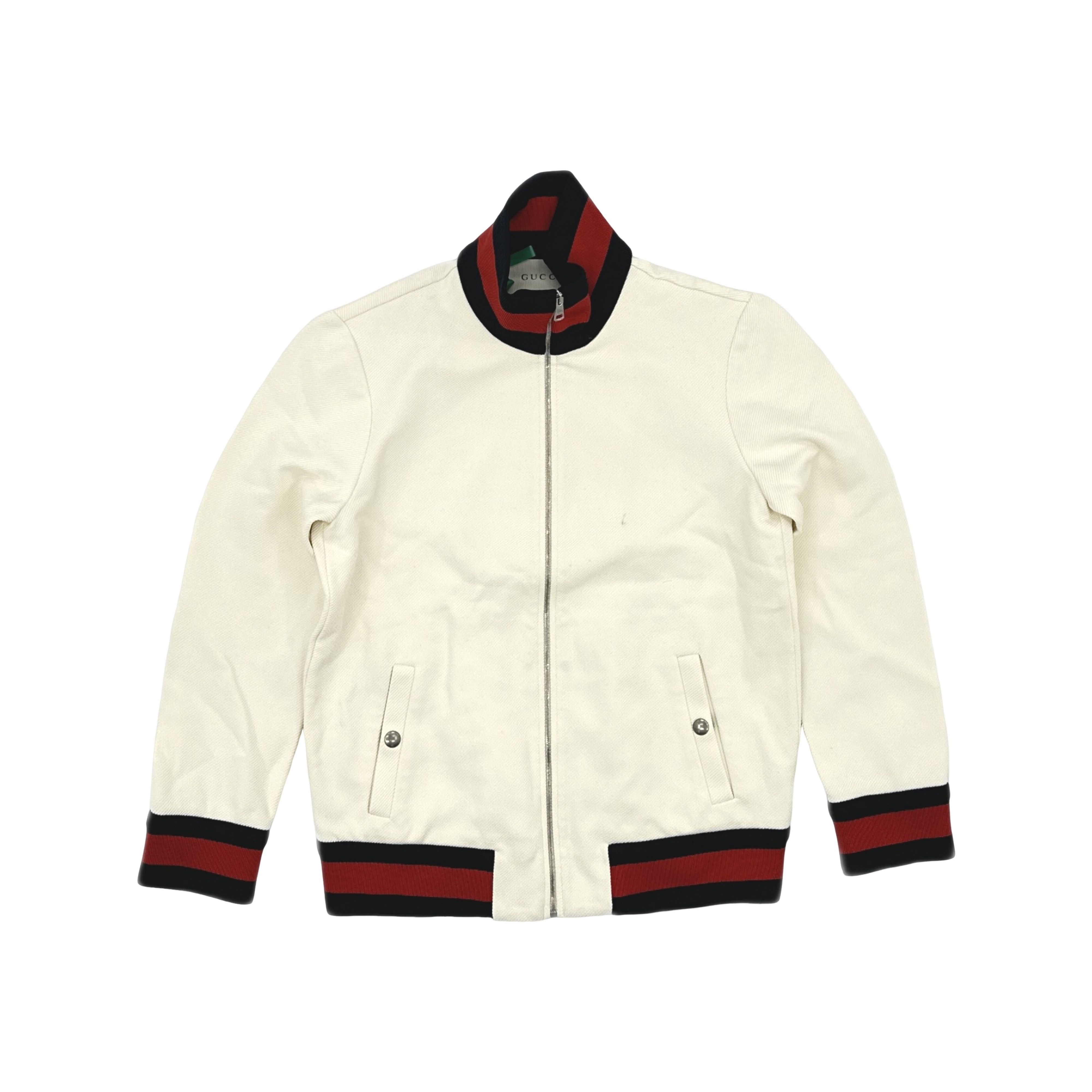 Gucci Gucci Web Trim Bomber Jacket Size M Size M / US 6-8 / IT 42-44 - 1 Thumbnail