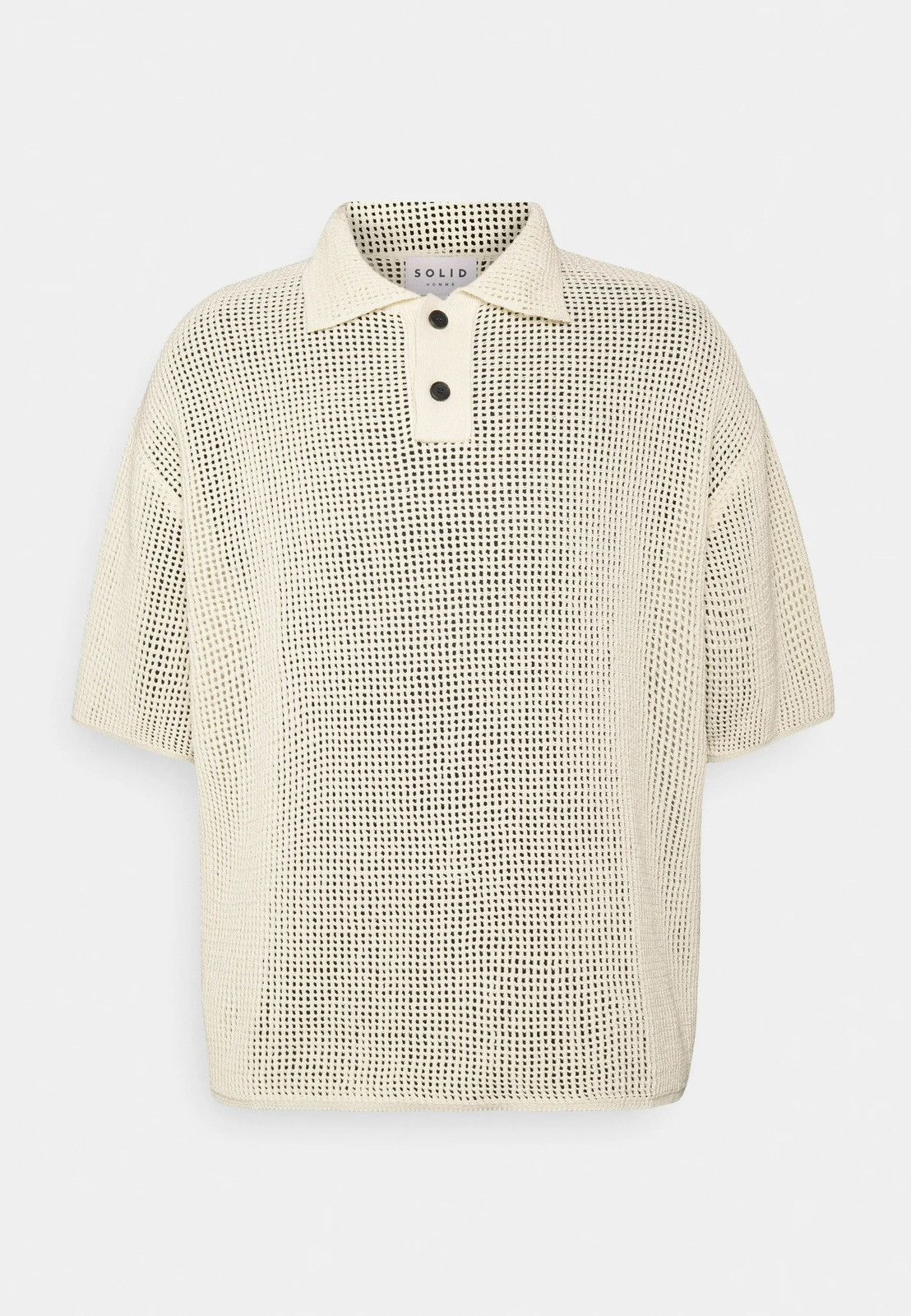 Wooyoungmi !DS! SS23 Solid Homme Knitted Beige Polo T-Shirt Size US M / EU 48-50 / 2 - 2 Thumbnail