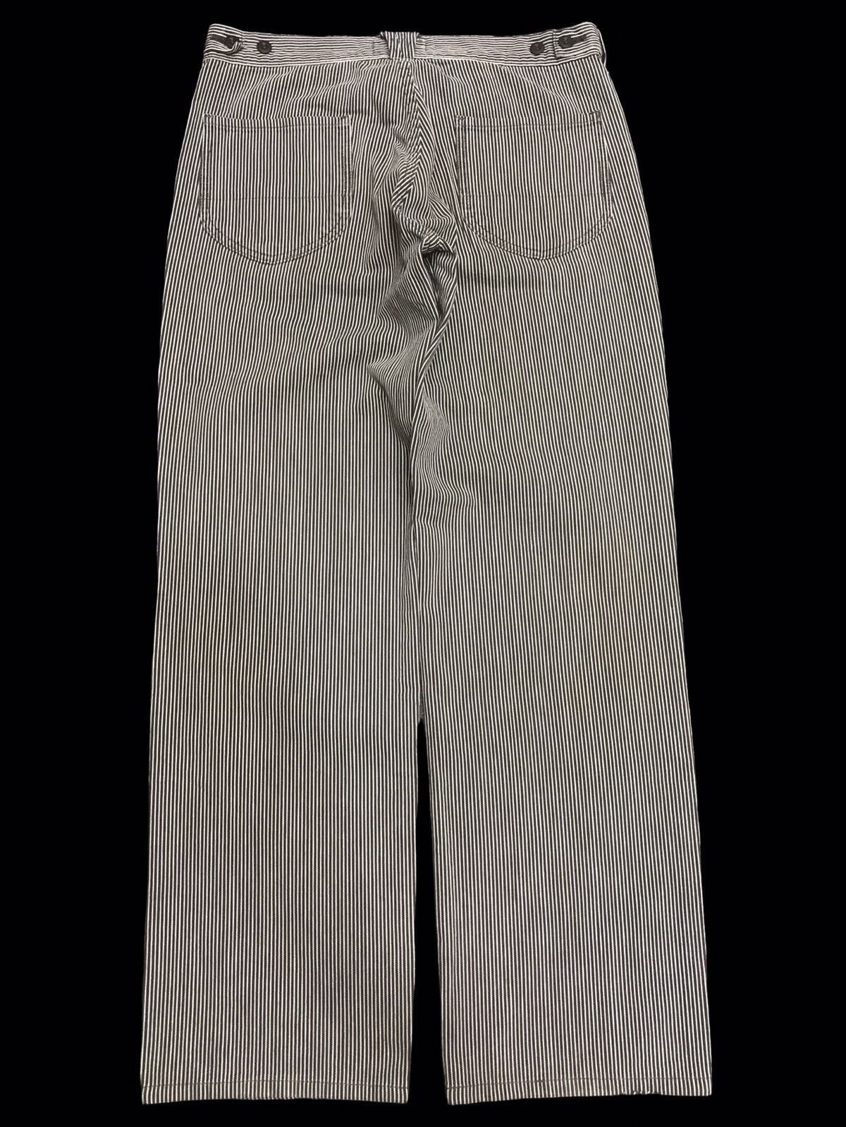 Japanese Brand × Spellbound 💥MILITARY💥SPELLBOUND HICKORY STRIPE BAKER PANT F323 Size US 31 - 2 Thumbnail