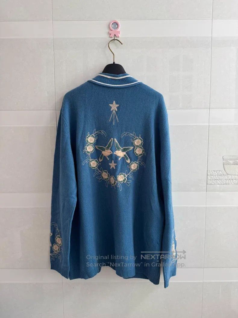 Gucci Gucci Embroidered knitted cardigan coat Size US M / EU 48-50 / 2 - 3 Thumbnail