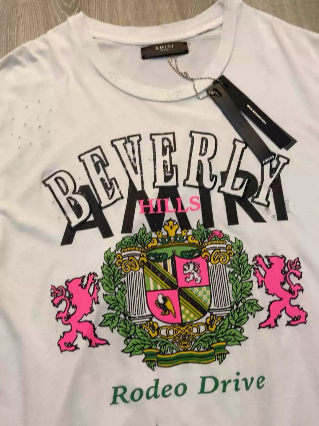 Amiri AMIRI Beverly Blast Logo Tee-2506 Size US M / EU 48-50 / 2 - 2 Thumbnail