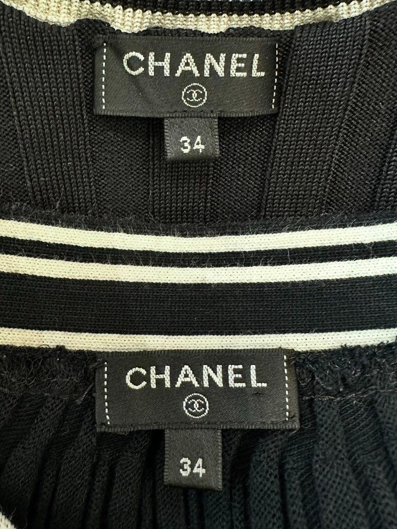 Chanel Chanel No. 31 cloak knitted short-sleeved skirt two-piece Size XXS / US 00 / IT 34 - 7 Thumbnail