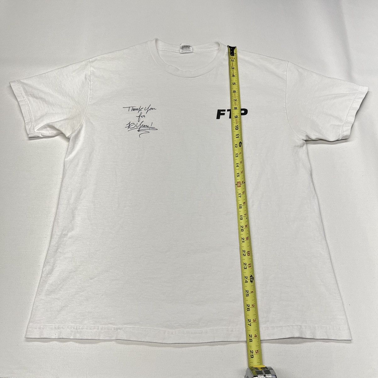 Fuck The Population FTP 10 Years Tee Shirt White Logo Anniversary Size US L / EU 52-54 / 3 - 14 Thumbnail