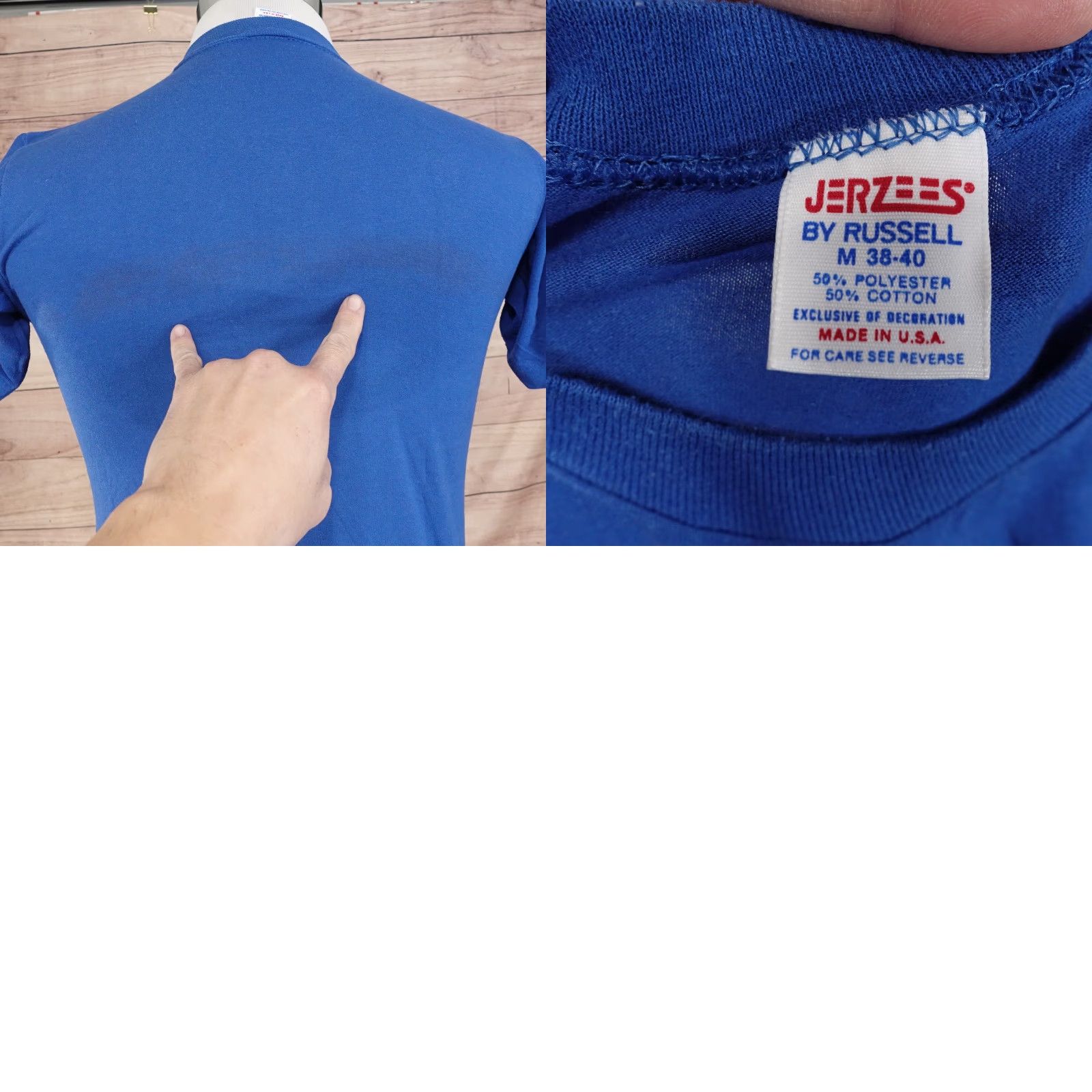 Russell Athletic VINTAGE RUSSELL ATHLETIC GELCO TRUCKING T-SHIRT M BLUE SINGLE STITCH 90s UNISEX Size US M / EU 48-50 / 2 - 8 Thumbnail