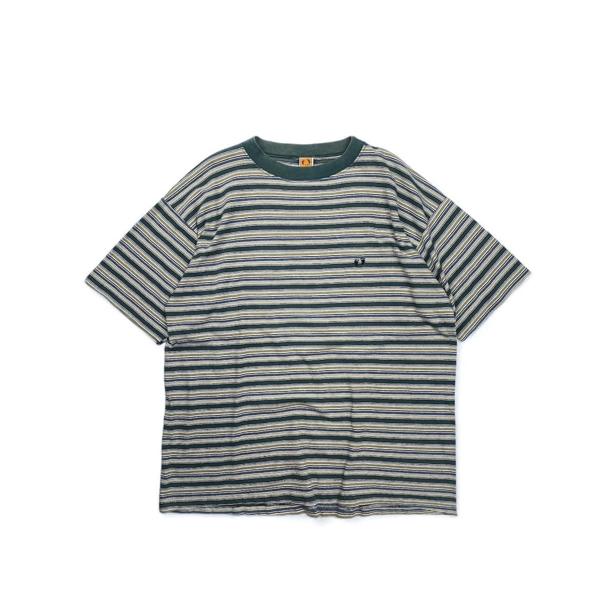 Hang Ten Vintage 90s HANG TEN Grunge Nirvana Striped Pocket Tee Size US L / EU 52-54 / 3 - 1 Thumbnail