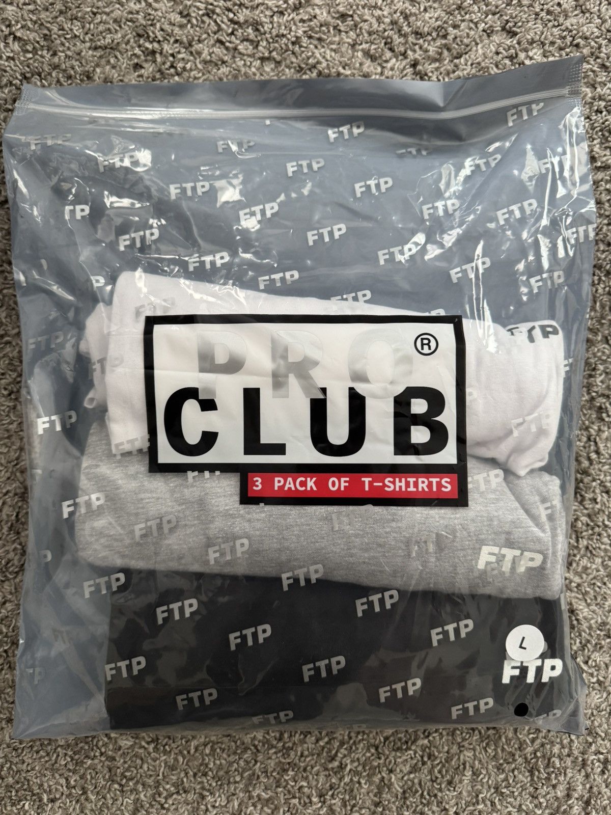 FTP + Pro Club 3 Pack of T-Shirts S BRAND NEW 100% AUTHENTIC