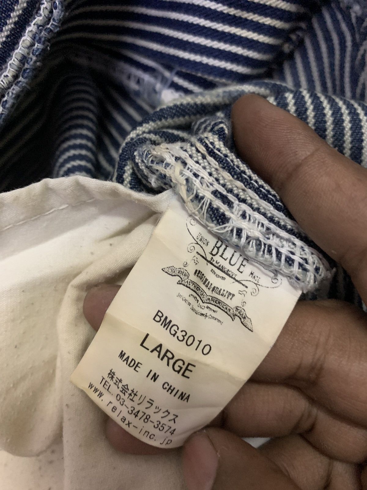 Japanese Brand 🔥Japanese Brand Mangrove Blue Union Made Painted Pant Size US 34 / EU 50 - 16 Thumbnail