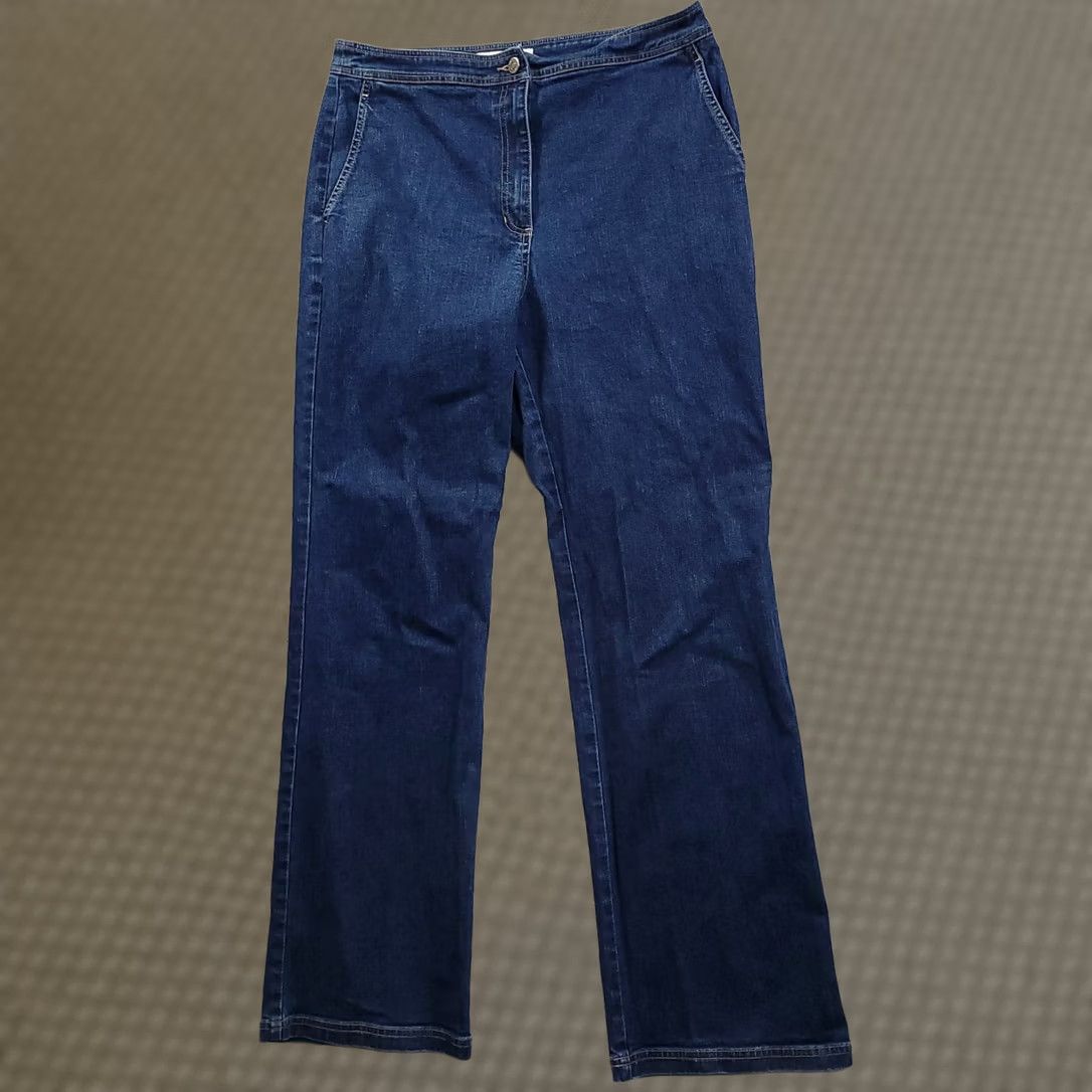 Denime Jones Wear Sport Jeans Womens 14 Straight Denim Pants Ladies Medium Wash Blue Womens Regular Jeans Tall? Size 36" / US 14 / IT 50 - 1 Thumbnail
