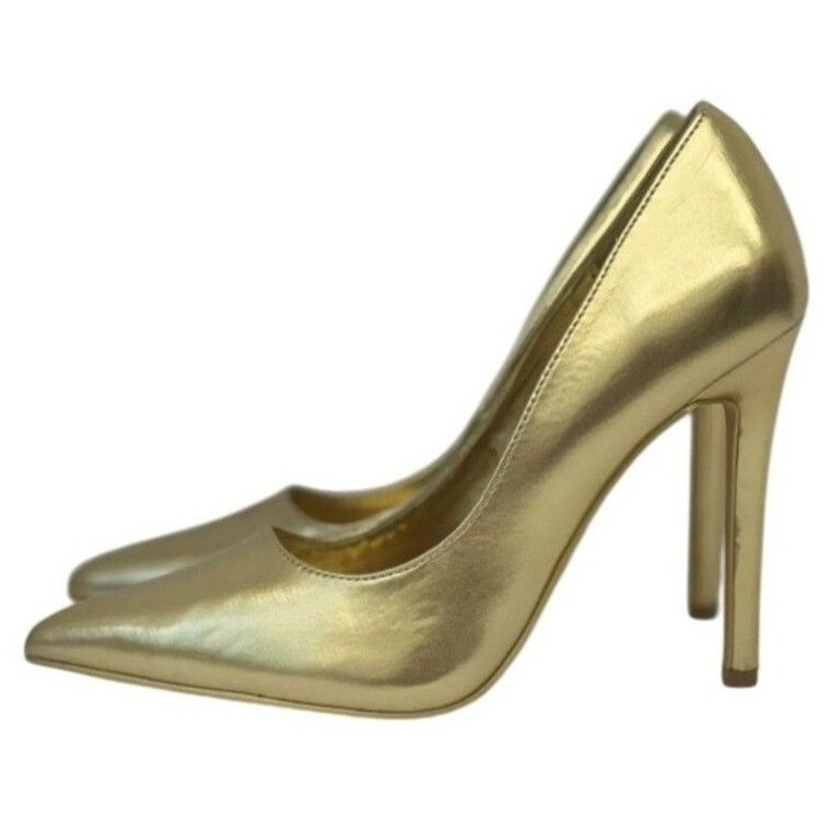 Other OLIVIA FERGUSON / Kiara / Gold / Pointed-Toe / High Heel Pum Size US 8 / IT 38 - 2 Thumbnail