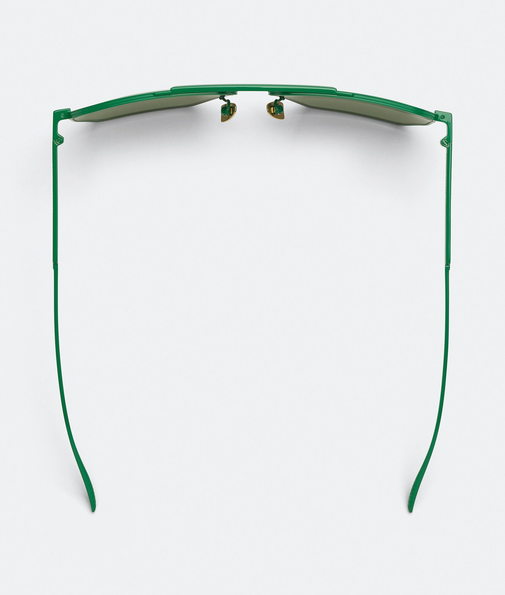 Bottega Veneta o1n1vont0924 Size: OS / Classic Aviator Sunglasses in Green Size ONE SIZE - 3 Thumbnail