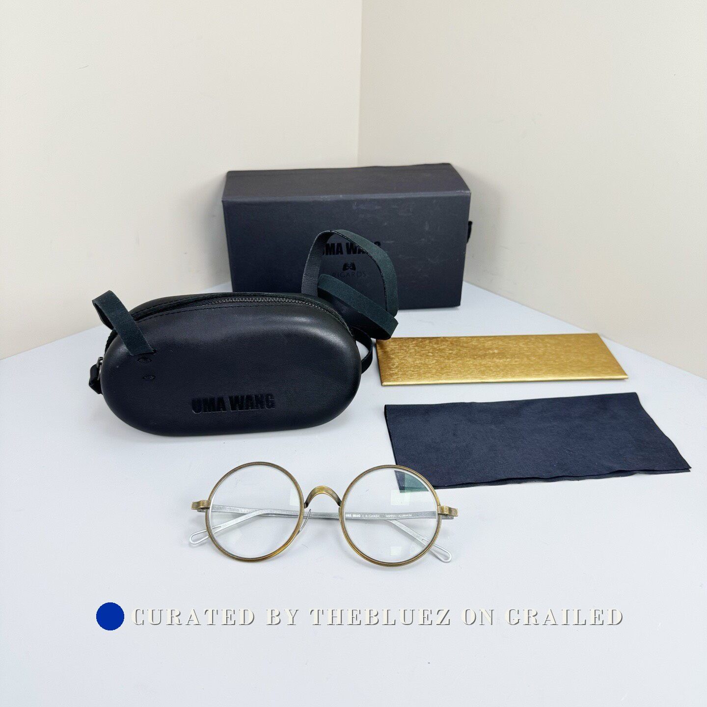 Uma Wang Uma Wang x Rigards Metal Eyeglass Frame Size ONE SIZE - 1 Thumbnail