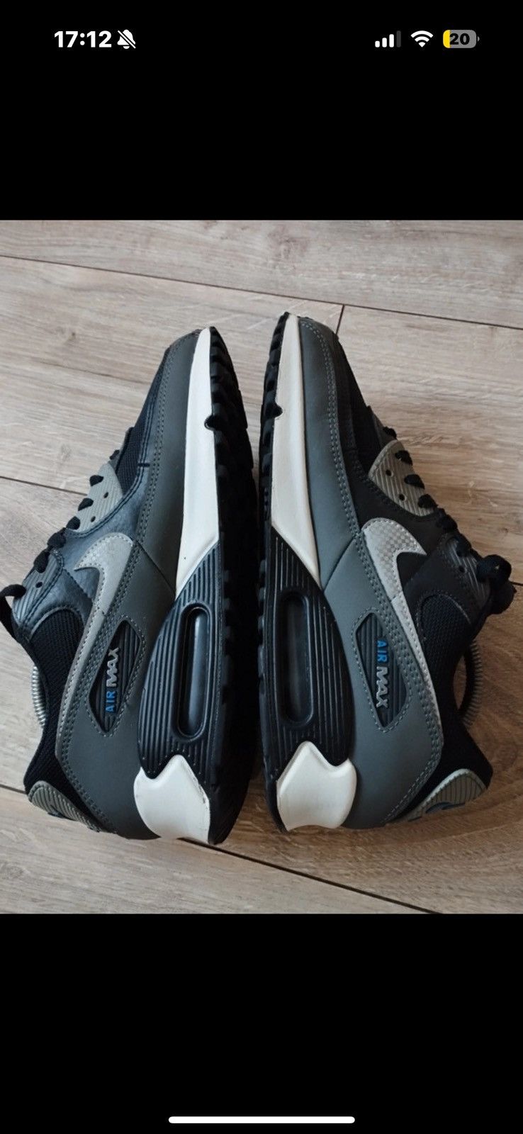Nike Nike Air Max 90 size 42,5 black grey sneakers Size US 9 / EU 42 - 8 Thumbnail