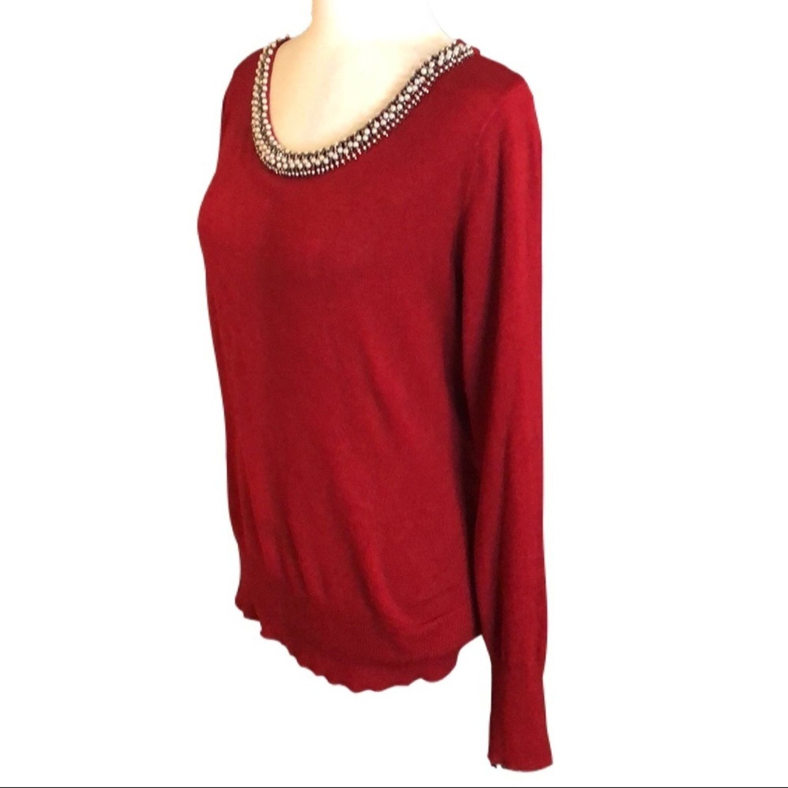 & Other Stories New Directions red holiday sweater PS Size S / US 4 / IT 40 - 2 Thumbnail