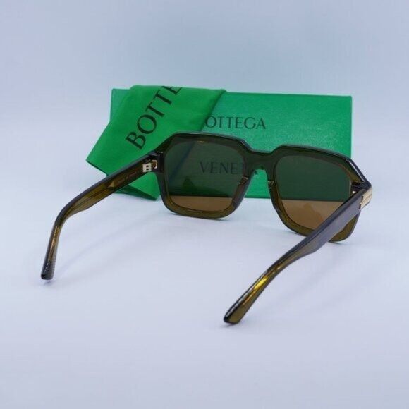 Bottega Veneta 🕶️ New Bottega Veneta BV1123S 004 Green/Brown Sunglasses Size ONE SIZE - 10 Thumbnail