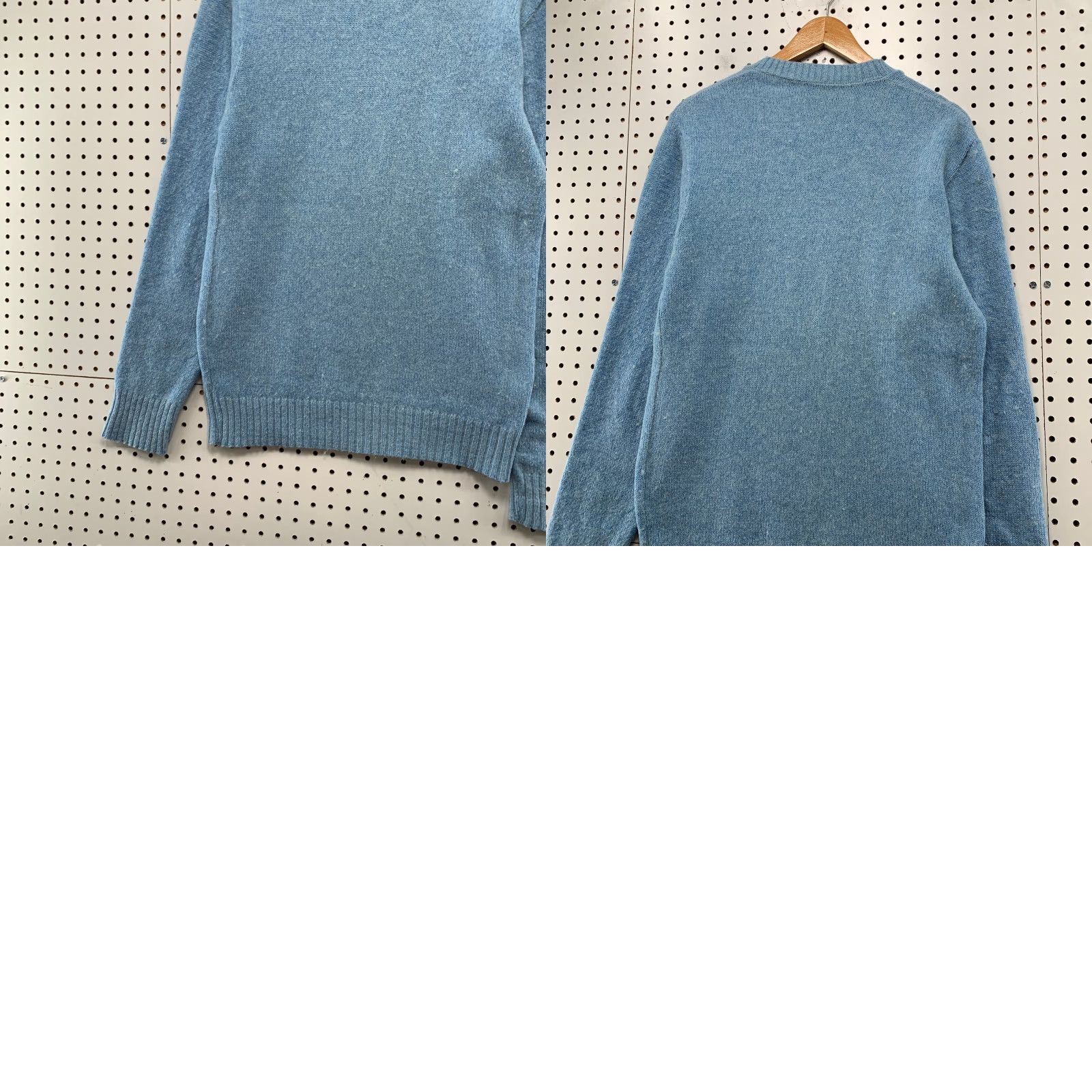 Vintage VINTAGE Robert Bruce Wool Sweater Mens Large Fits Medium Knit Work Made Usa Shirt Mens L Blue Wool Pullover 80s USAٺ Size US L / EU 52-54 / 3 - 9 Thumbnail