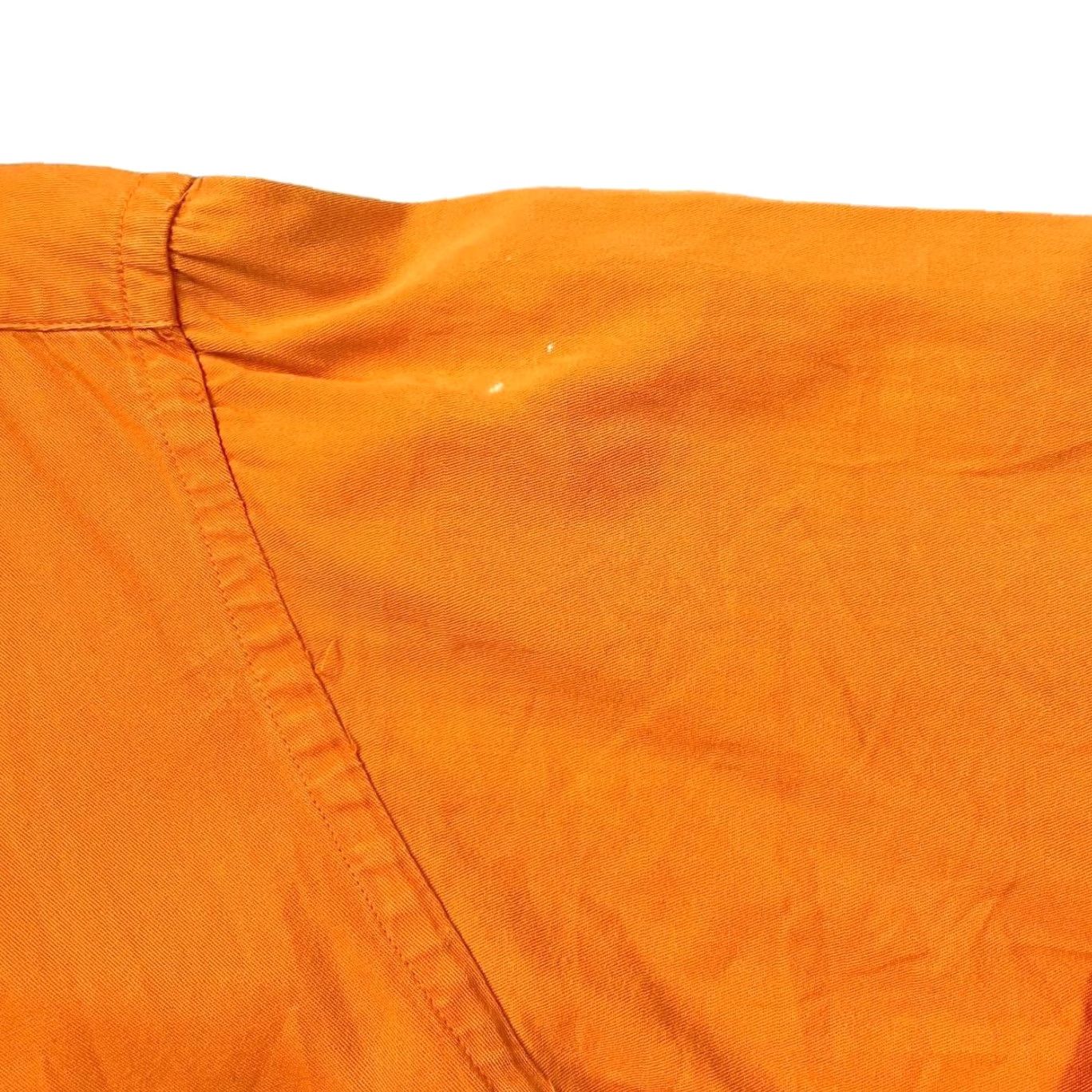 Napapijri Napapijri Embroidered Mini Logo Orange Long Sleeve Button-Up Shirt M Womens? Size US M / EU 48-50 / 2 - 8 Thumbnail