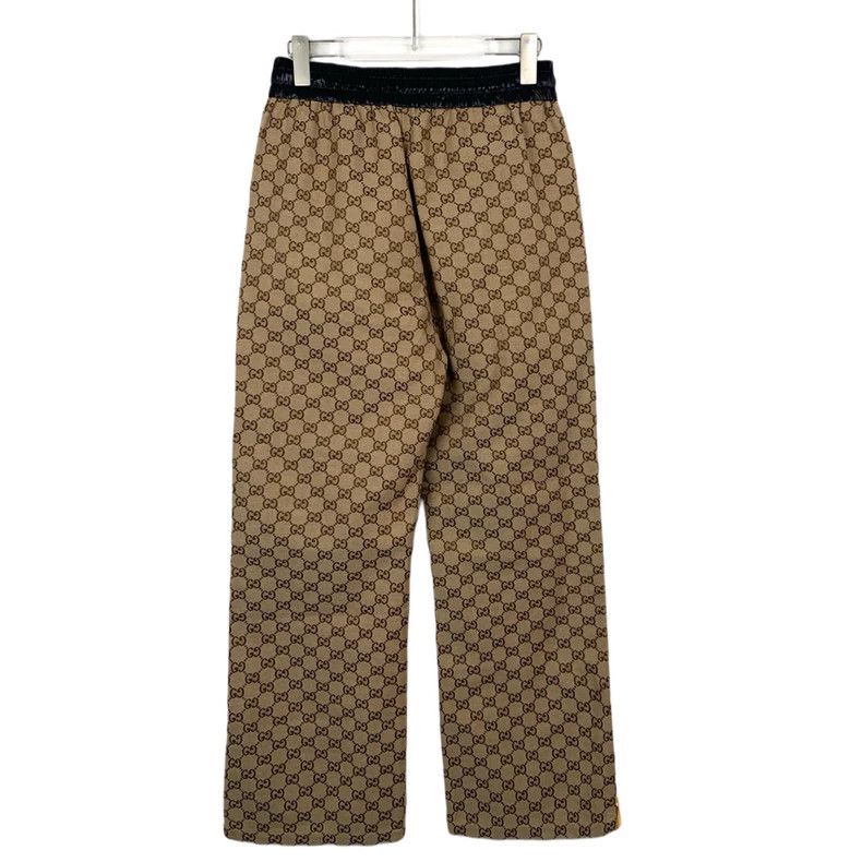 Gucci Gucci Size M Brown logo old flower full print cotton draws Size US 32 / EU 48 - 2 Thumbnail
