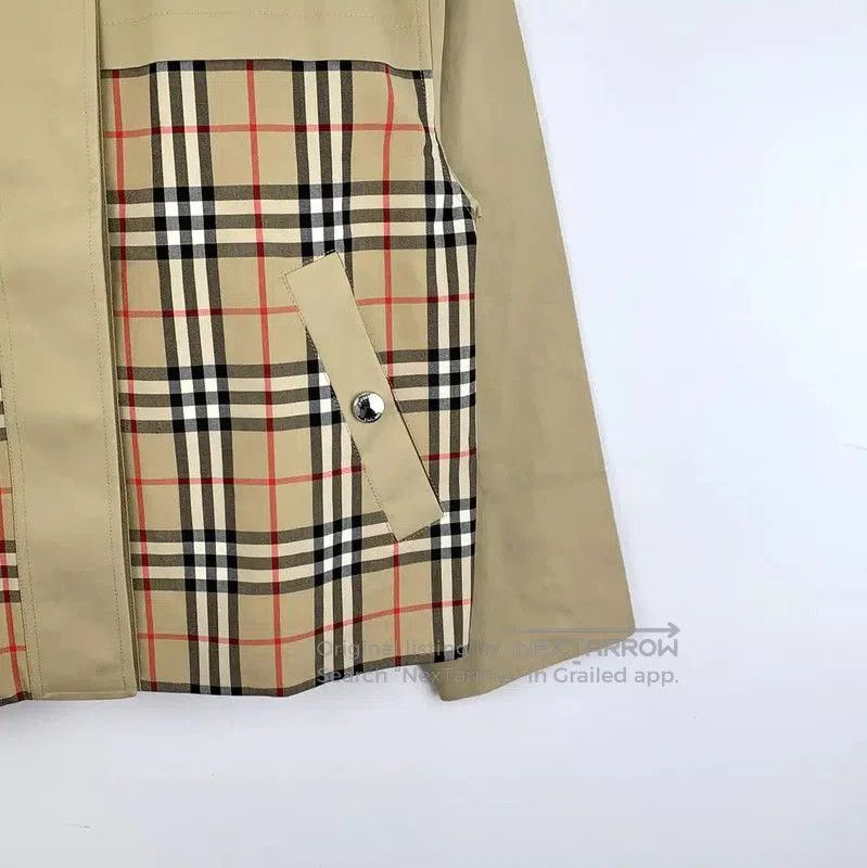 Burberry Burberry Brown Cotton Women's Jacket. Size S / US 4 / IT 40 - 4 Thumbnail