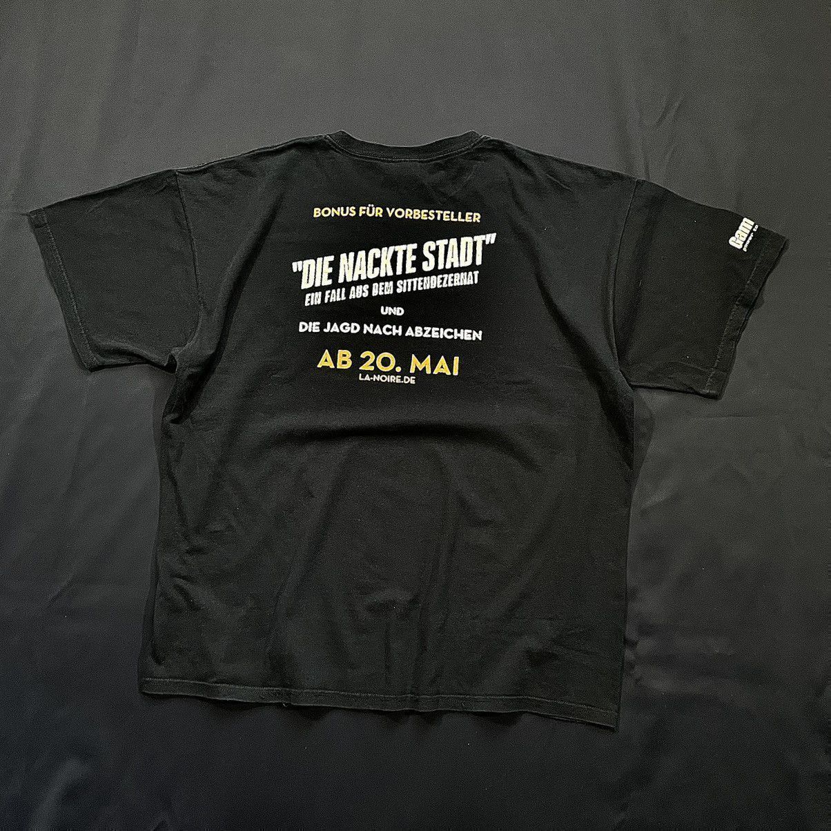 Rockstar Games VTG 00s L.A Noire Rockstar Game PROMO T Shirt Gamestop Size US XL / EU 56 / 4 - 3 Thumbnail