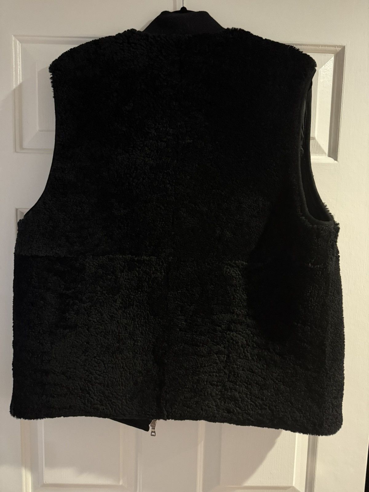 Mr P. Black Shearling Vest Size US M / EU 48-50 / 2 - 2 Thumbnail