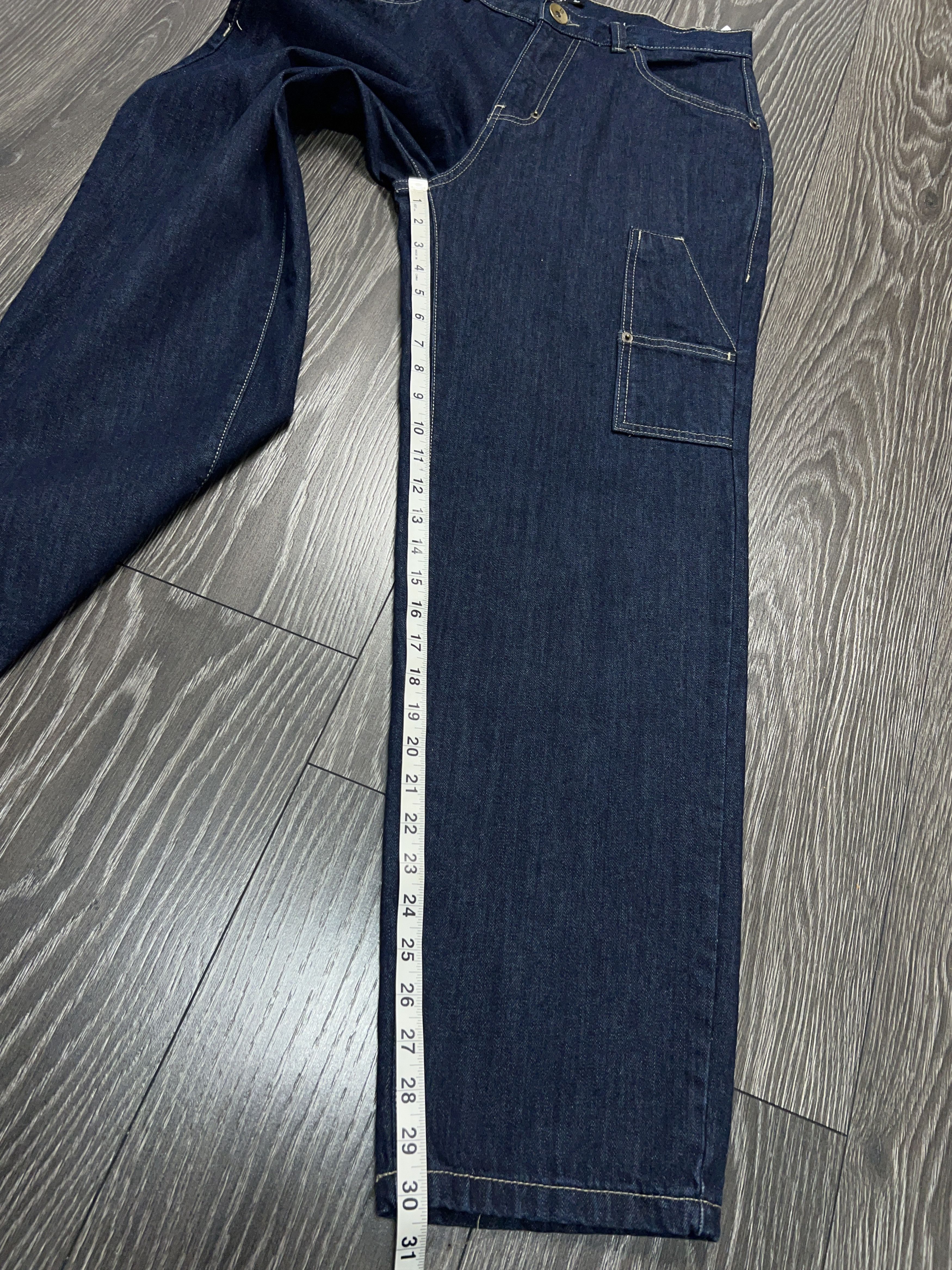 Southpole Mens Script Denim Jeans Pants Big Logo Embroidery Size 32 Size US 32 / EU 48 - 10 Thumbnail