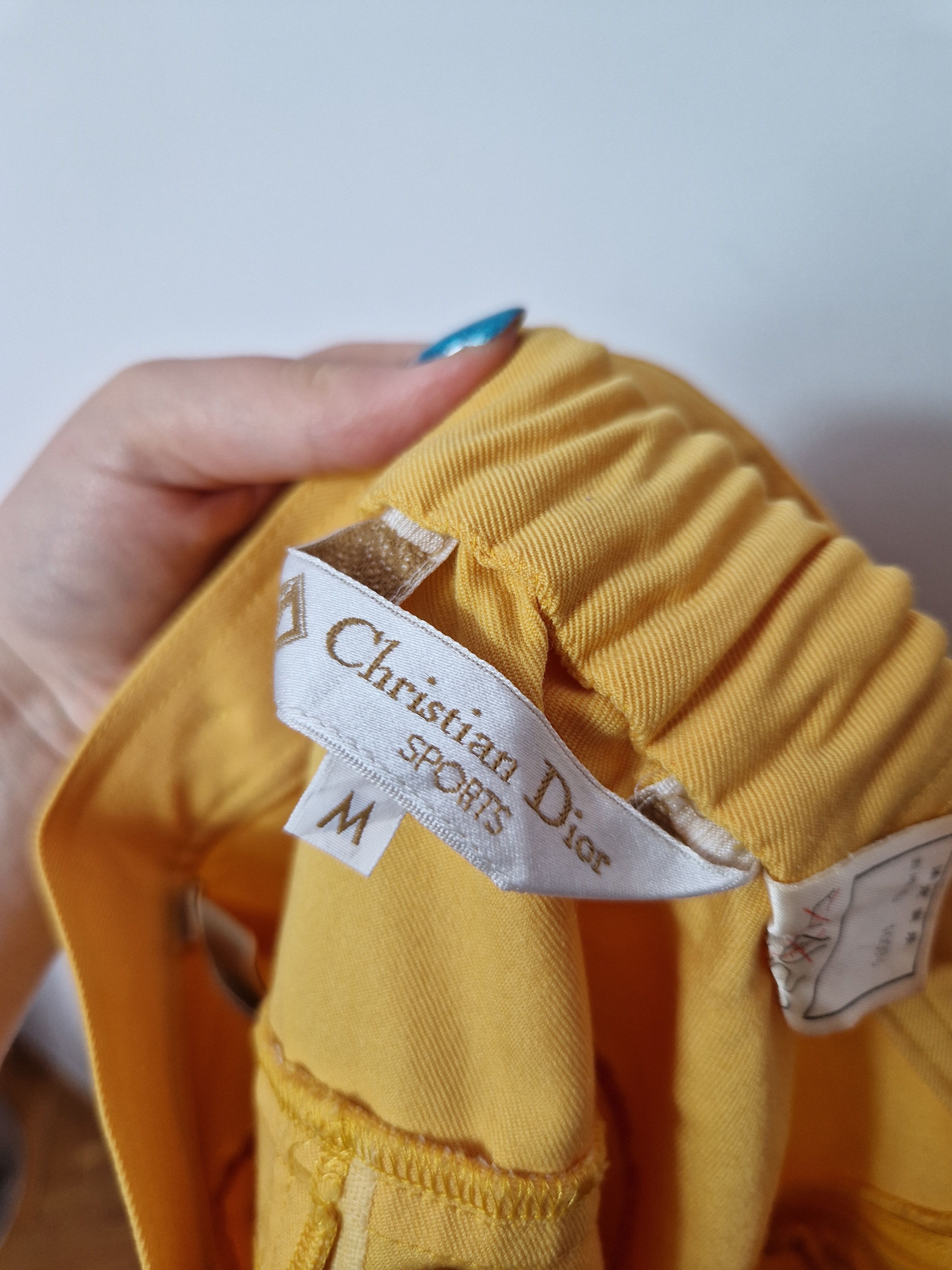 Dior Christian Dior vintage yellow mini tennis skirt Size 25" / US 0 / IT 36 - 12 Thumbnail