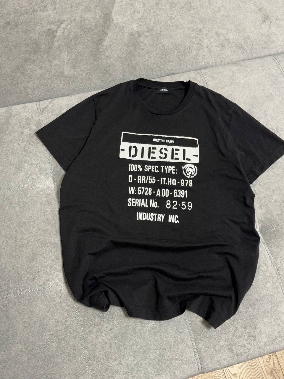 Diesel Vintage Diesel Industry Y2K Big Logo Black T-Shirt Size M Size US M / EU 48-50 / 2 - 4 Thumbnail