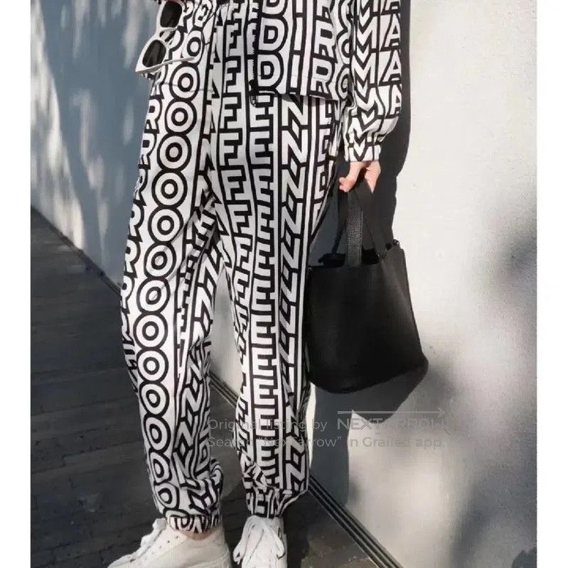 Fendi Fendi Floral Print Polyester Casual Pants . Size 30" / US 8 / IT 44 - 4 Thumbnail