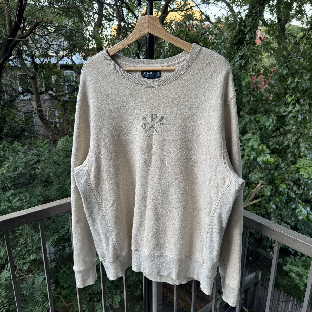 Polo Ralph Lauren Vintage Polo Ralph Lauren Sweatshirt RRL ERD Grunge Margiela Size US XL / EU 56 / 4 - 1 Thumbnail