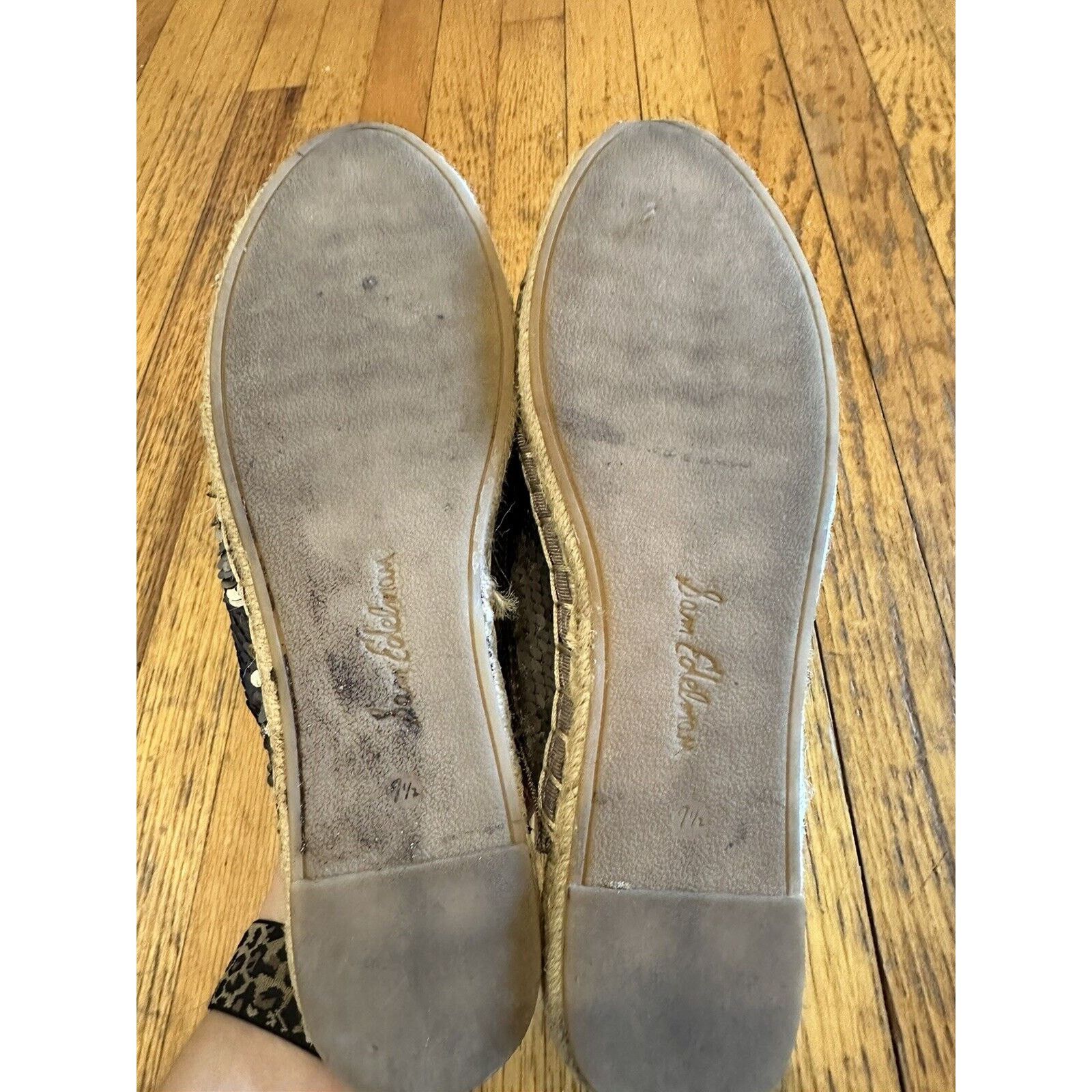 Sam Edelman Sam Edelman Mule Kerry Size 7.5 Women’s Pewter Sequins Size US 7.5 / IT 37.5 - 5 Thumbnail