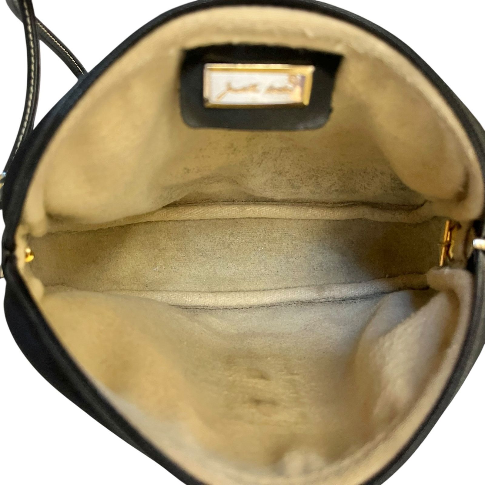 Judith Leiber × Vintage Judith Leiber Vintage Jacquard Logo Leather Trim Evening Bag Size ONE SIZE - 4 Thumbnail
