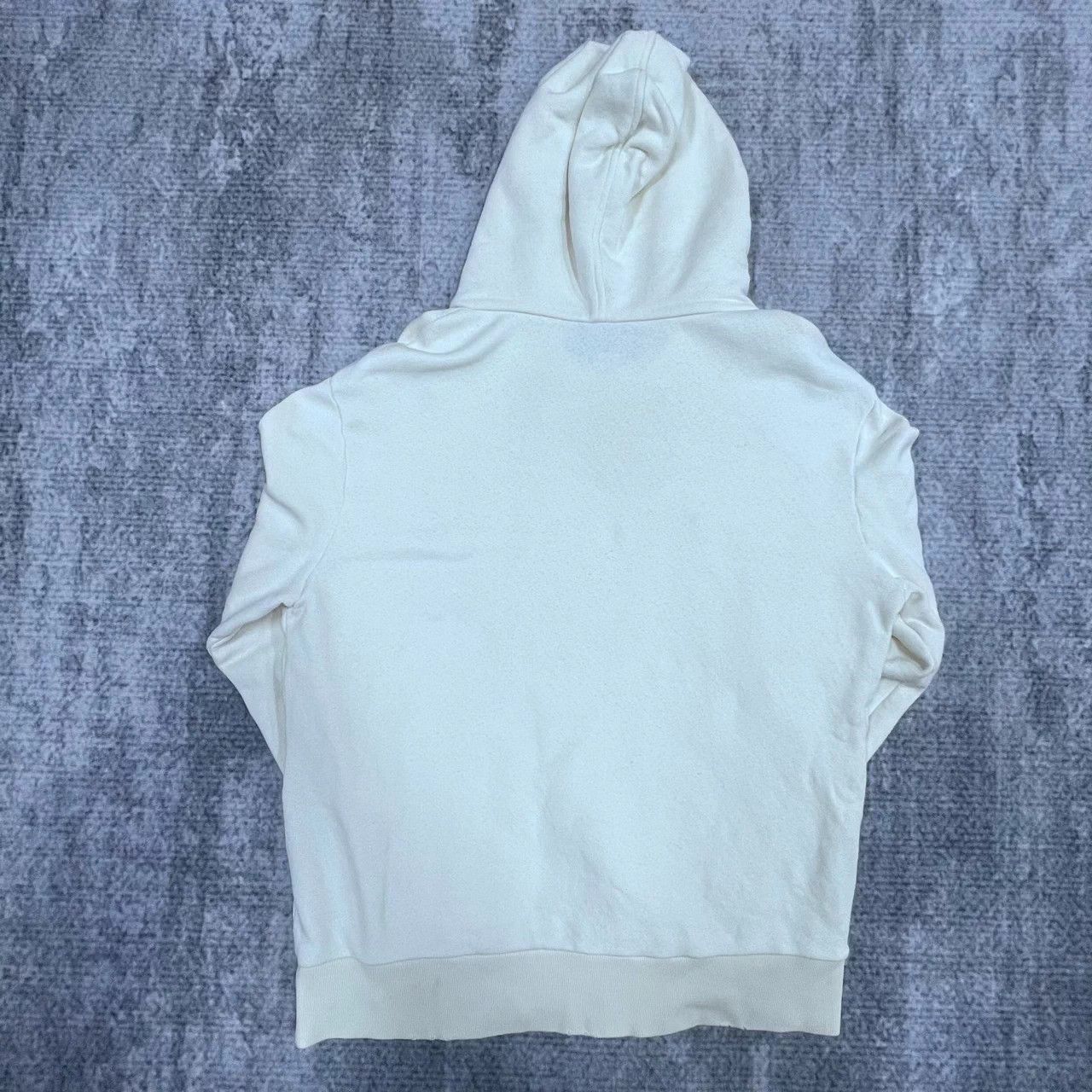 Gucci Gucci square vintage print white hoodie S (stains) Size S / US 4 / IT 40 - 2 Thumbnail