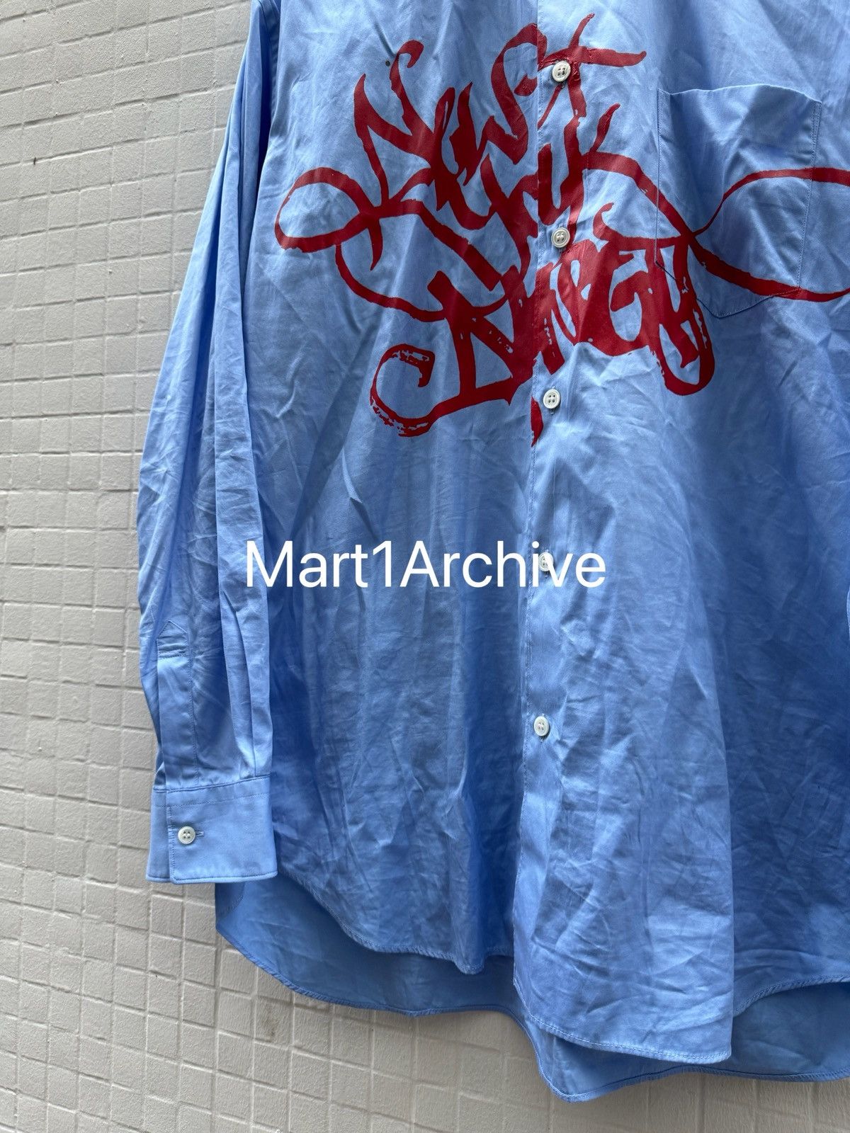 Comme des Garcons Comme des Garçons × A$AP Nast script logo shirt Size US L / EU 52-54 / 3 - 4 Thumbnail