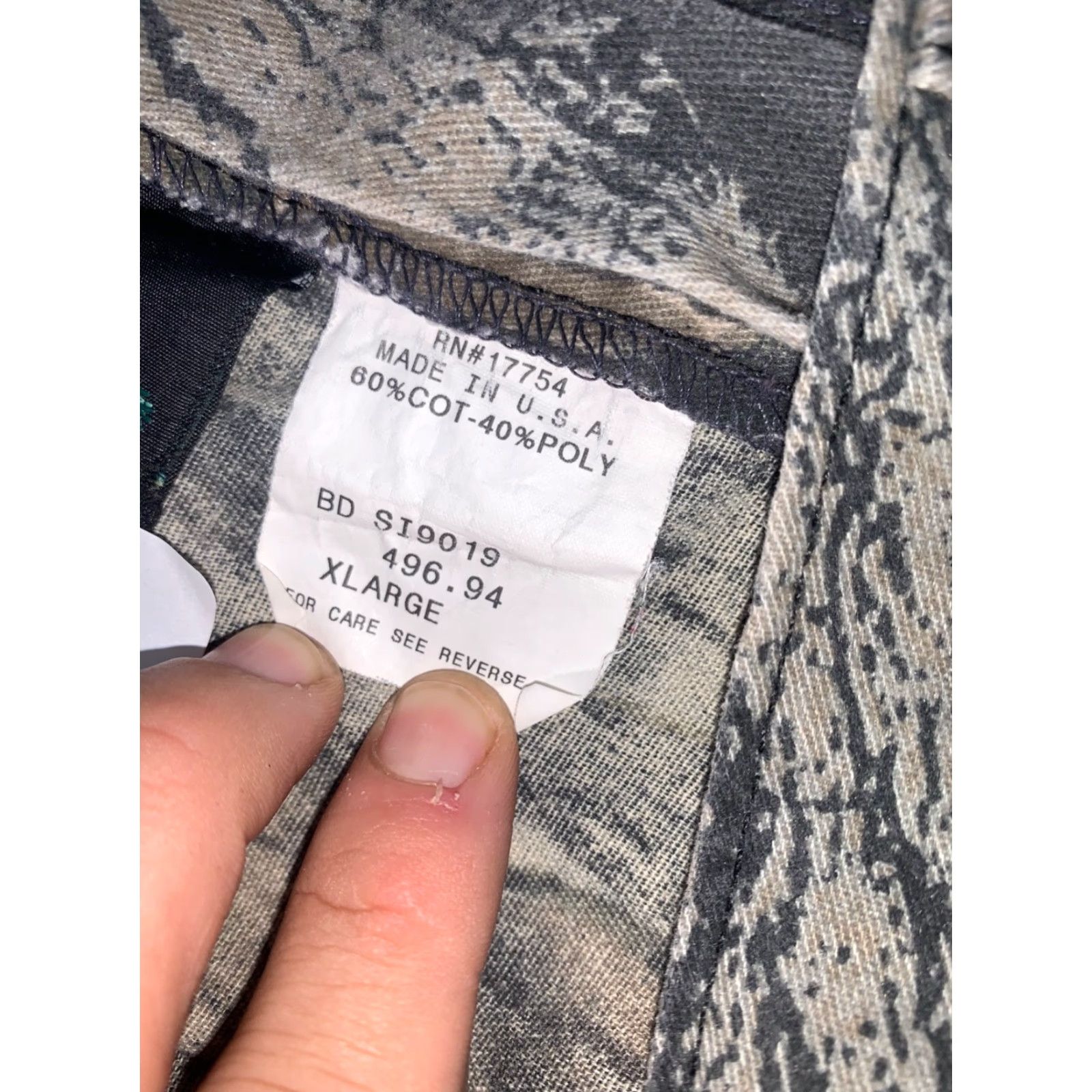 Vintage VINTAGE Mossy Oak Camo Pants Mens XL Wolf Mountain USA Cargo Baggy Dunno Size US 36 / EU 52 - 3 Thumbnail