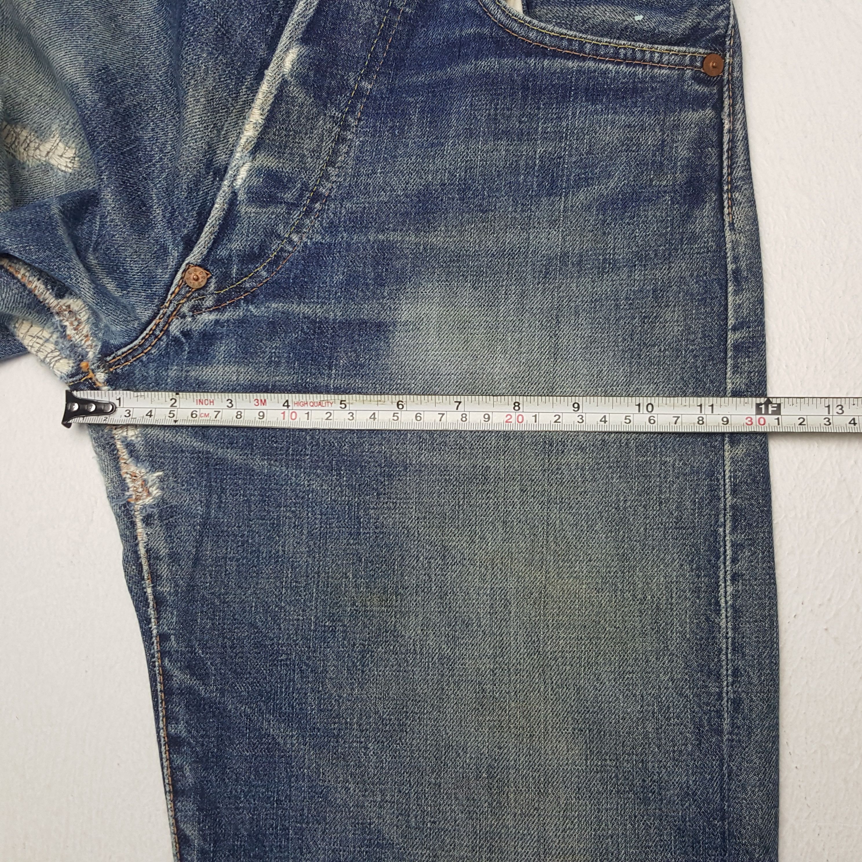 Evisu × Japanese Brand × Vintage Vintage Evisu Japanese Brand Daicock Custom Art Denim Jeans Size US 26 / EU 42 - 11 Thumbnail