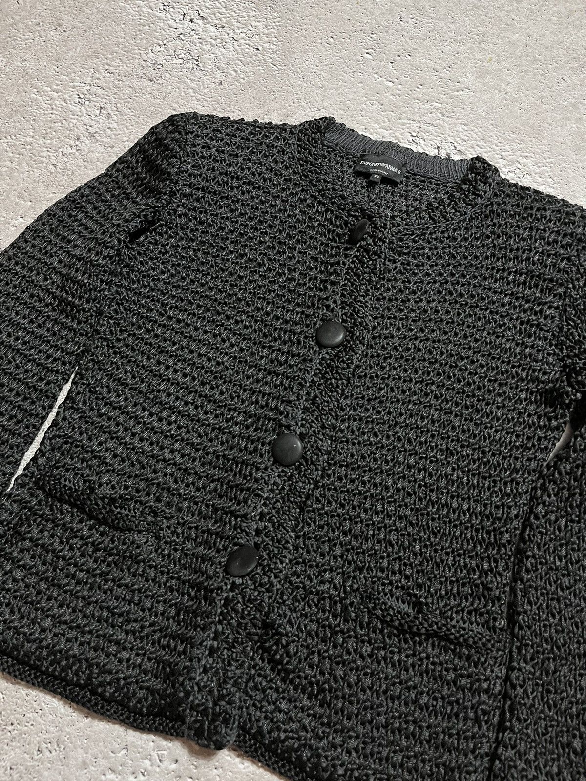Emporio Armani × Giorgio Armani Woman’s Emporio Armani Knit Blazer Cardigan Size S / US 4 / IT 40 - 6 Thumbnail