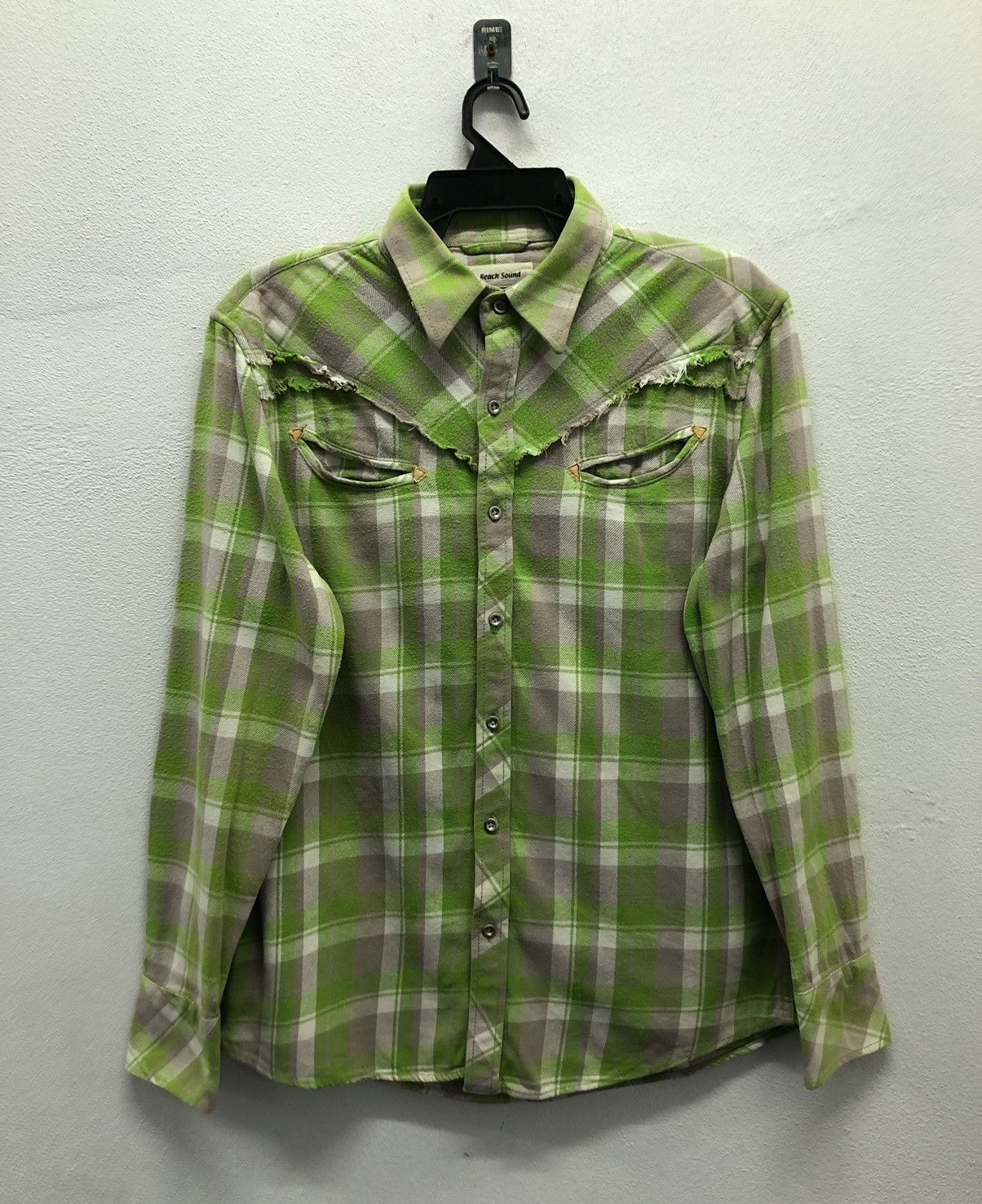 Vintage Vintage Beach Sound Long Sleeve Shirt Button Up Size US L / EU 52-54 / 3 - 1 Thumbnail