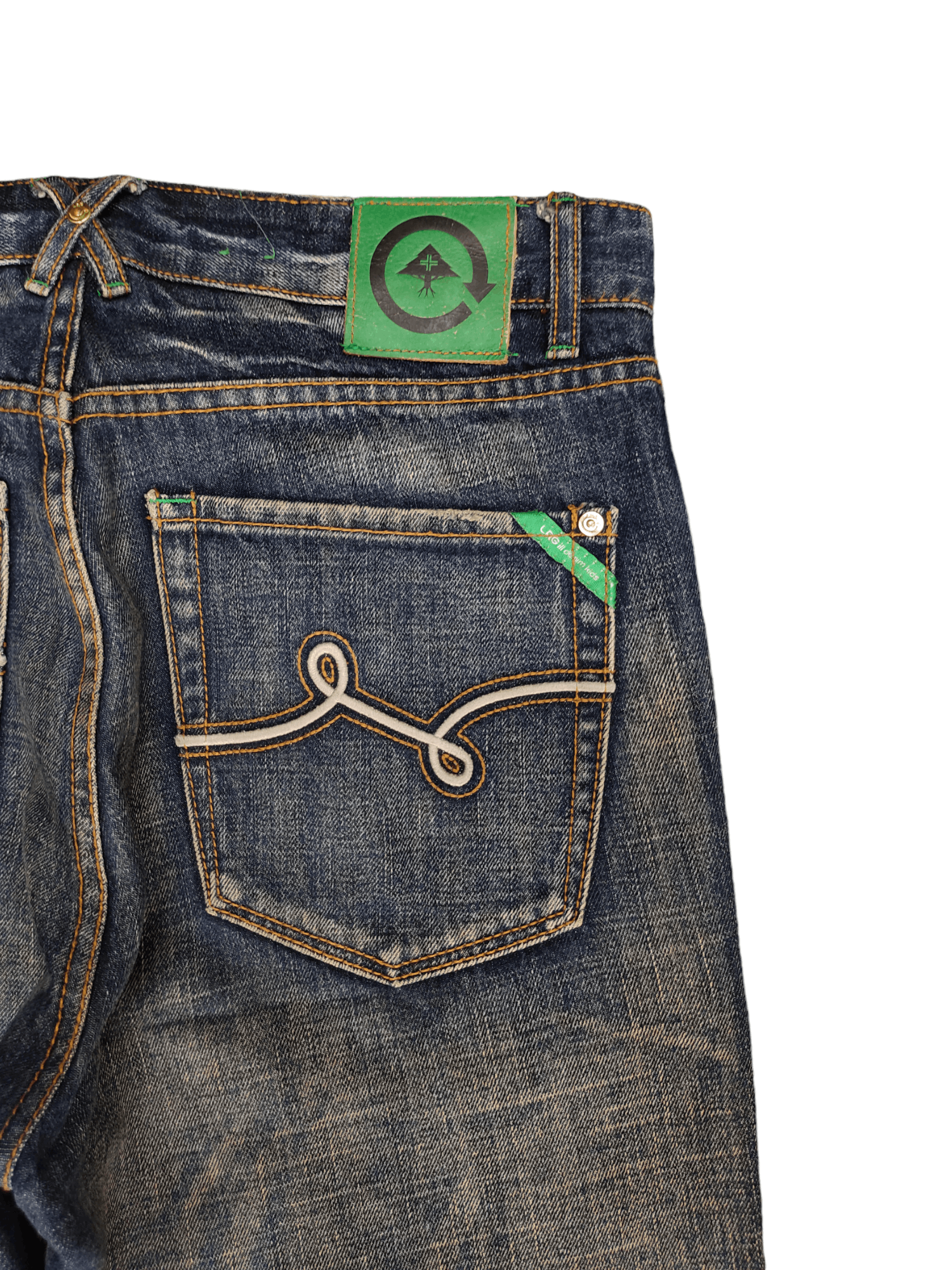 LRG Lrg Clawmark Stone Wash Wide Leg Denim 90s Jnco Baggy Jeans Size US 34 / EU 50 - 4 Thumbnail