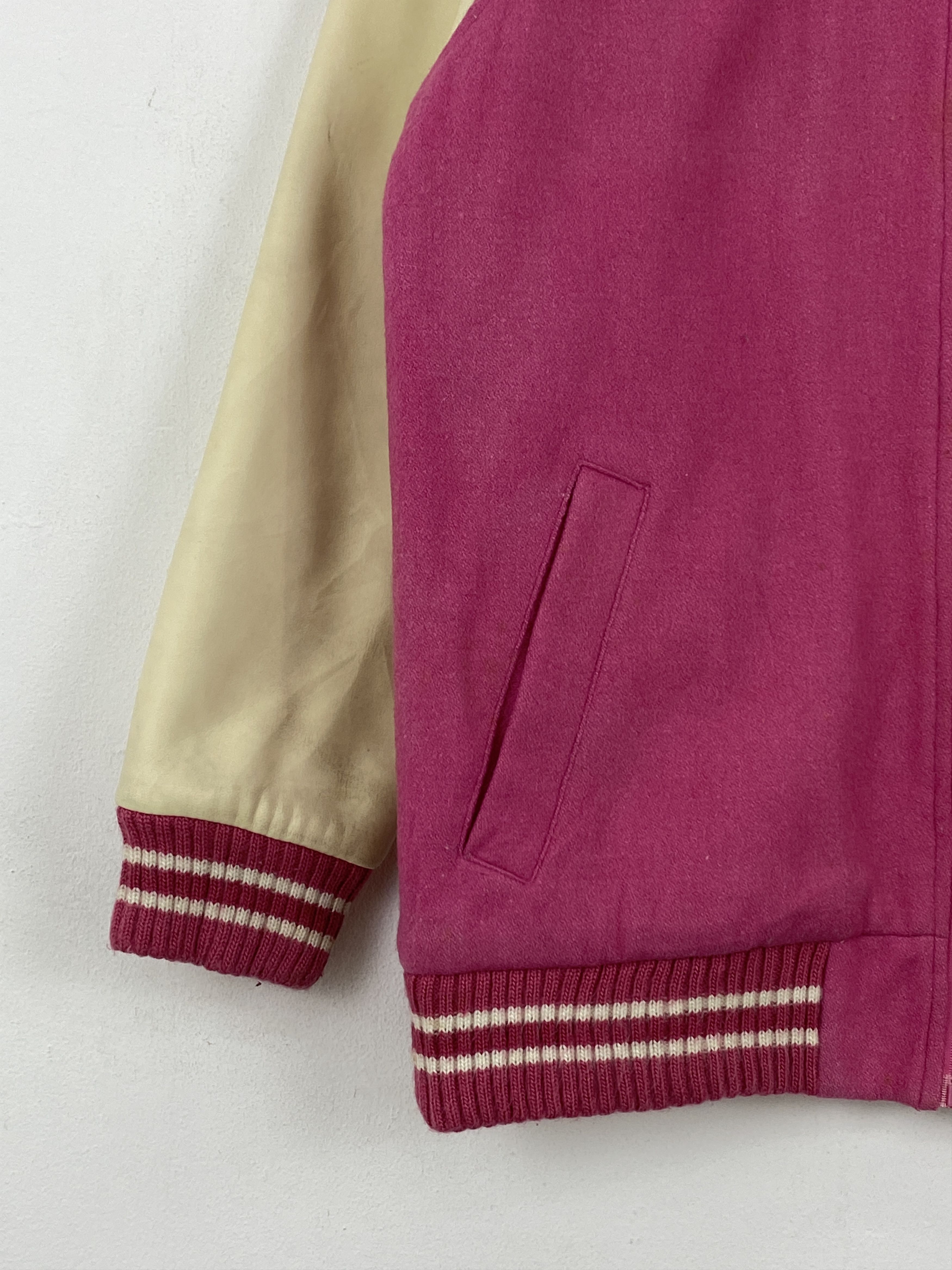 Japanese Brand Vintage Japanese Brand Varsity Soft Leather Jacket VA0002 Size US M / EU 48-50 / 2 - 11 Thumbnail