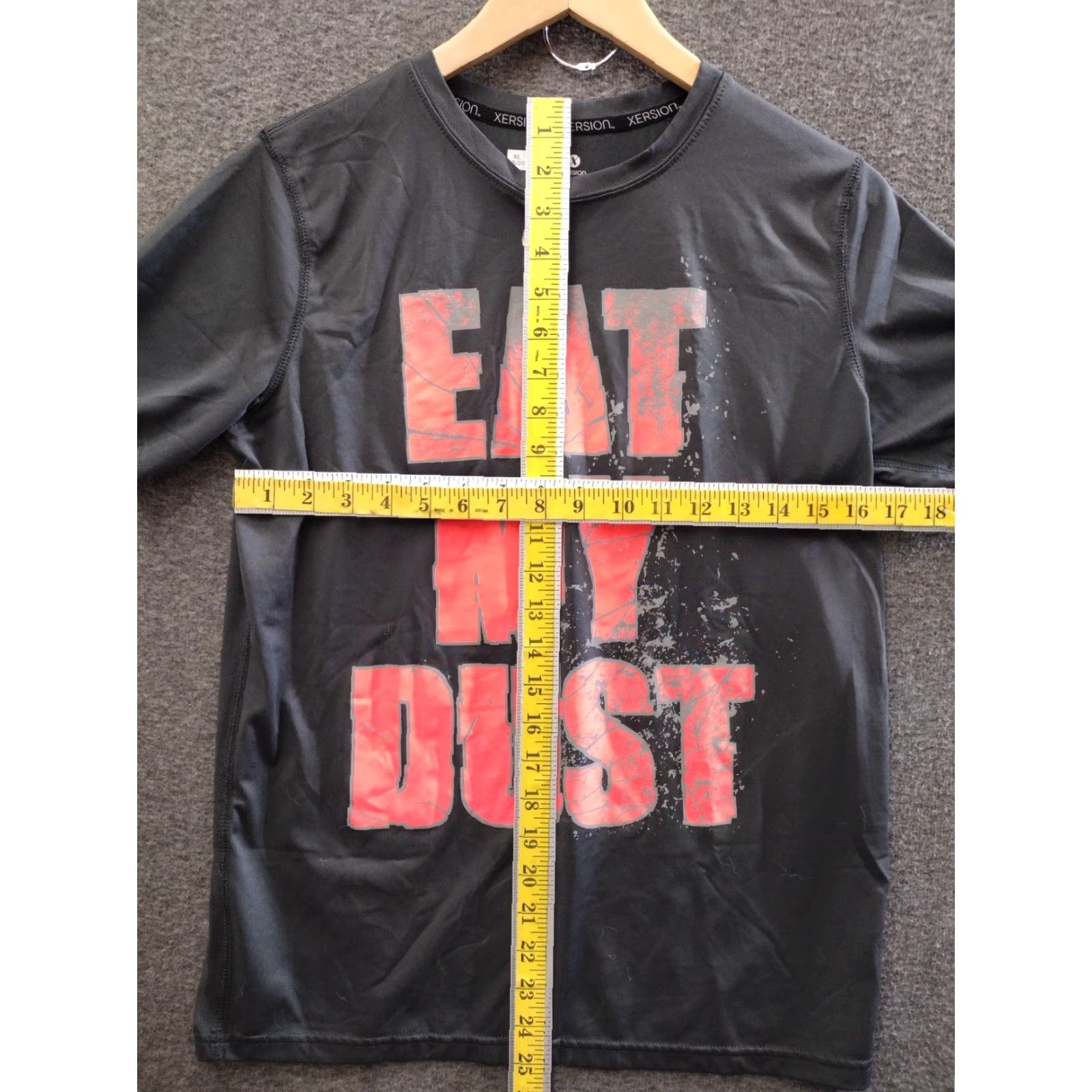 Vintage Xersion Women's Eat My Dust Graphic T-Shirt Black XL Mens? No—Women Size XL / US 12-14 / IT 48-50 - 4 Thumbnail