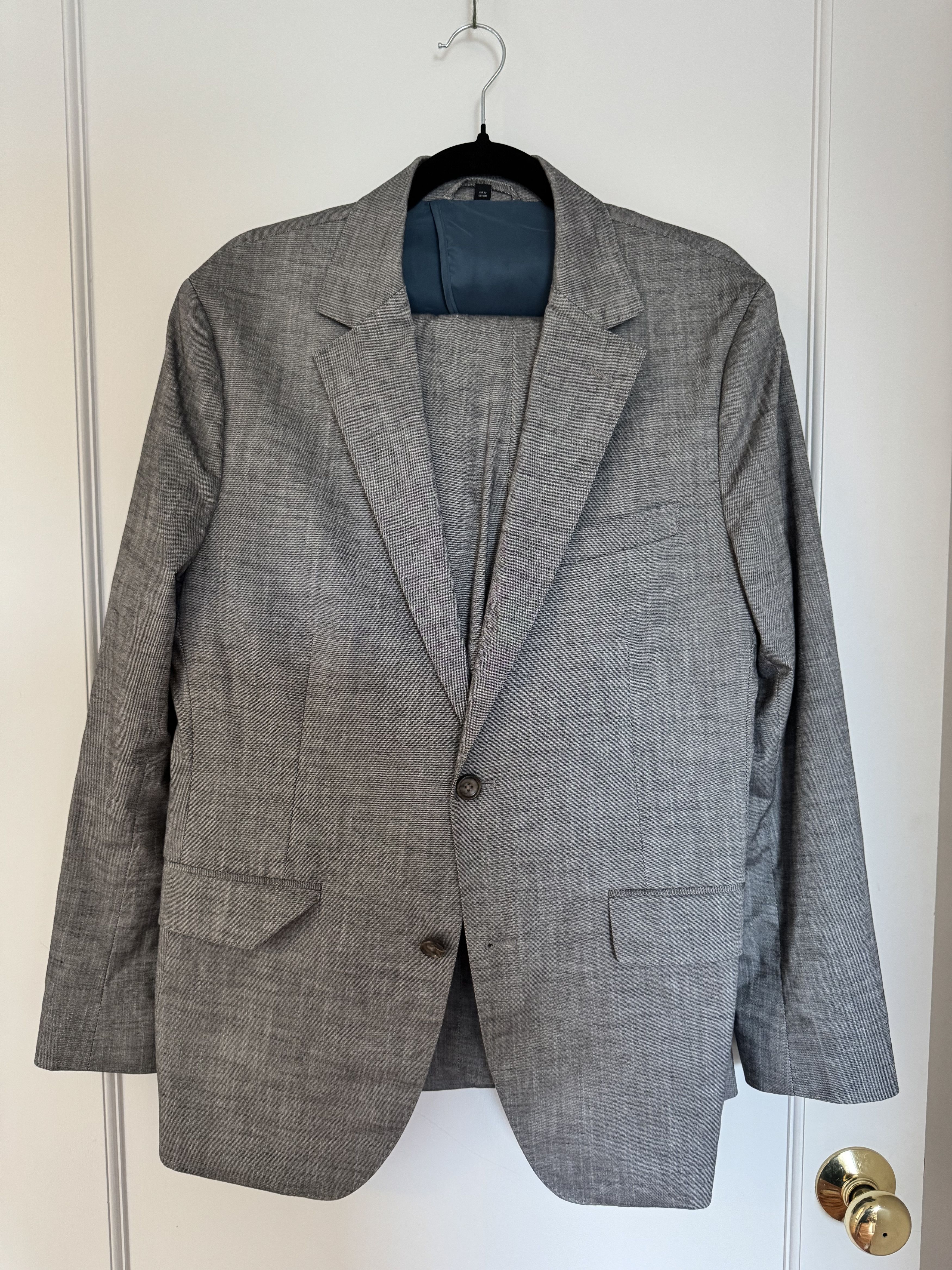 Bonobos Bonobos • Stretch Chambray Suit Gray • 40R / 34 Size 40R - 2 Thumbnail