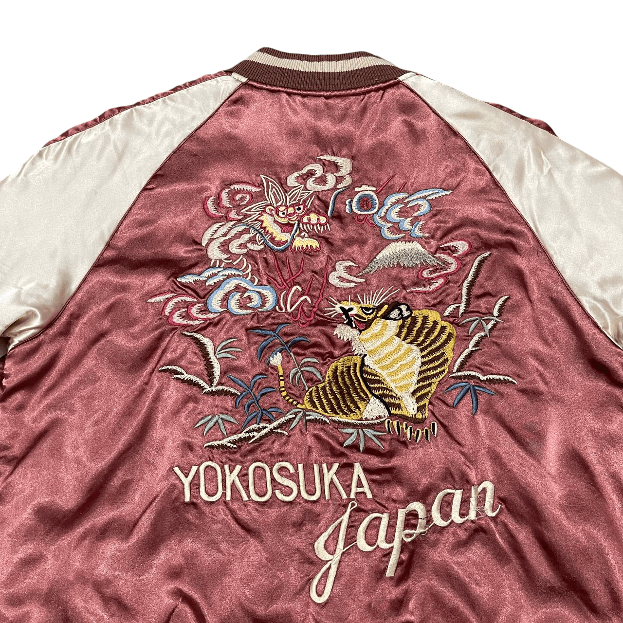 Tailor Toyo Vintage 80's Sukajan Tiger Velvet Embroidery Souvenir Jacket Size US M / EU 48-50 / 2 - 17 Thumbnail