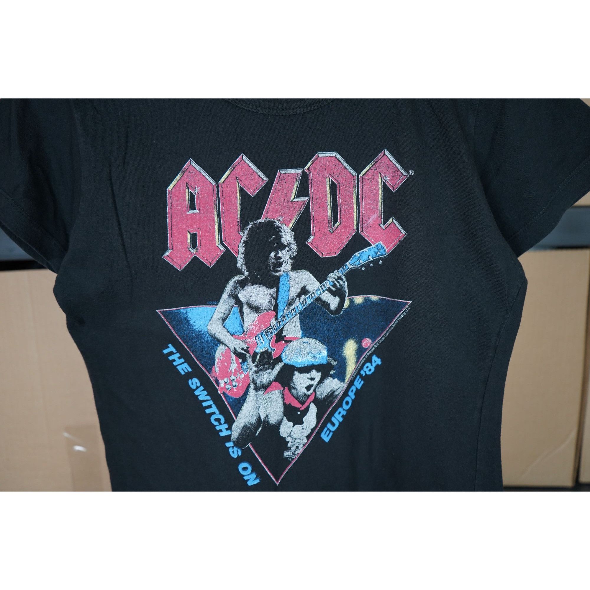 AC/DC AC/DC Band Tshirt Women's M Black Reprint #447 Size M / US 6-8 / IT 42-44 - 3 Thumbnail