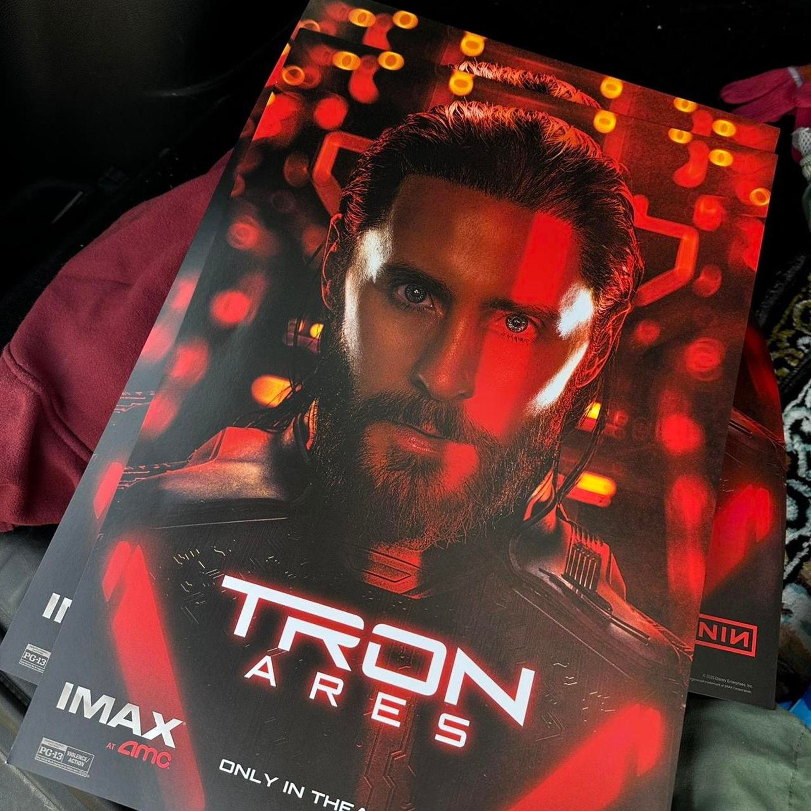Other 2025 Tron Ares Jared Leto Nine Inch Nails AMC Movie Poster Size ONE SIZE - 5 Thumbnail